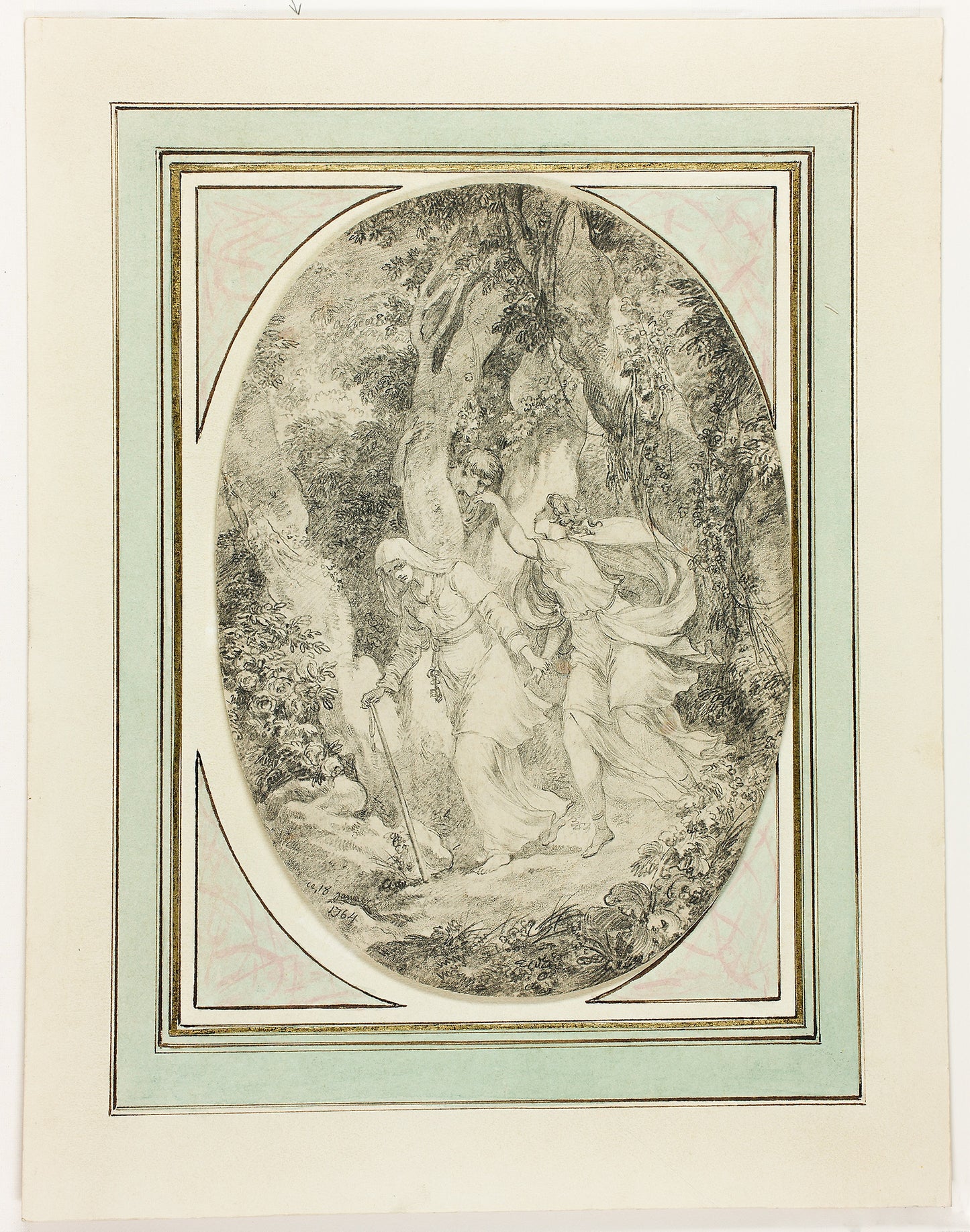 Allegory-Ingenius Love - Jean Honoré Fragonard, Poster Print Wall Art