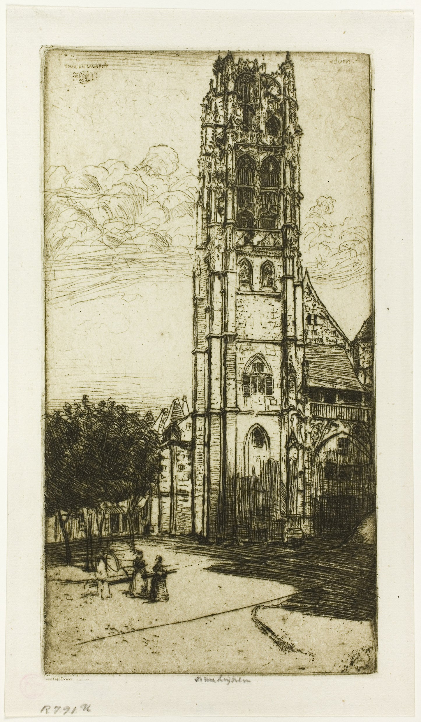 Tour St. Laurent, Rouen - Donald Shaw MacLaughlan, Poster Print Wall Art