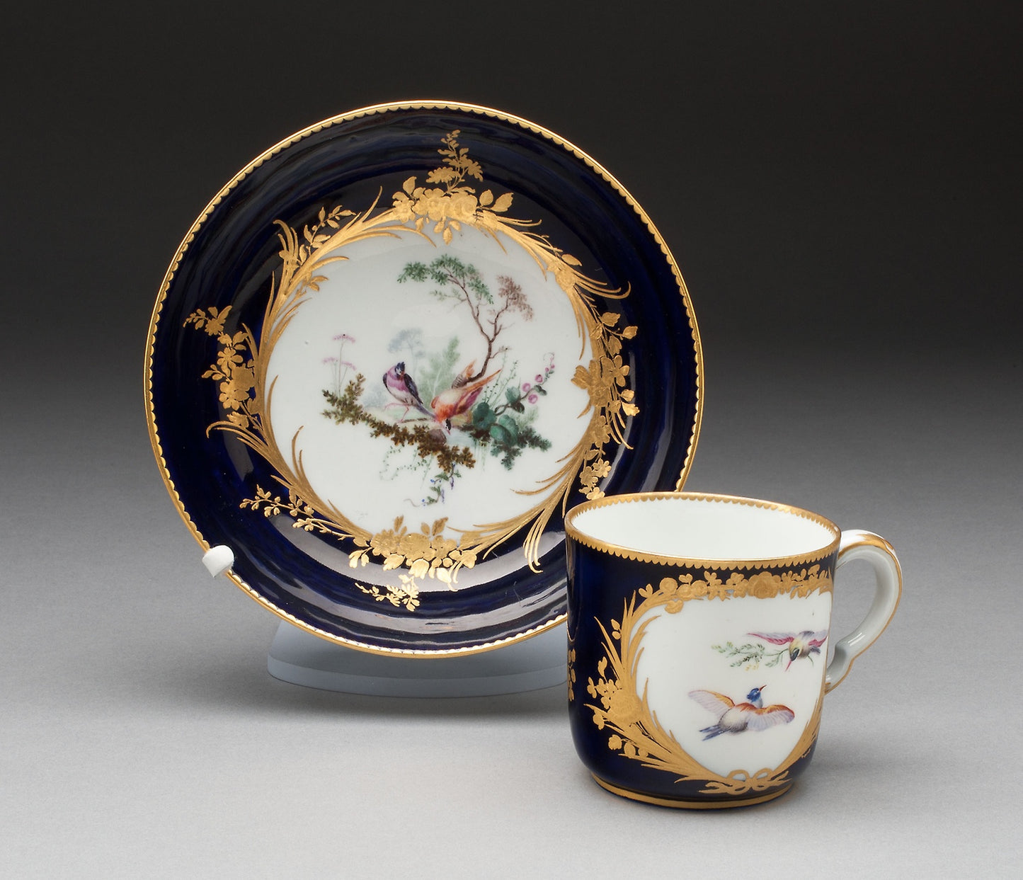 Cup and Saucer - Vincennes Porcelain Manufactory, Poster Print Wall Art