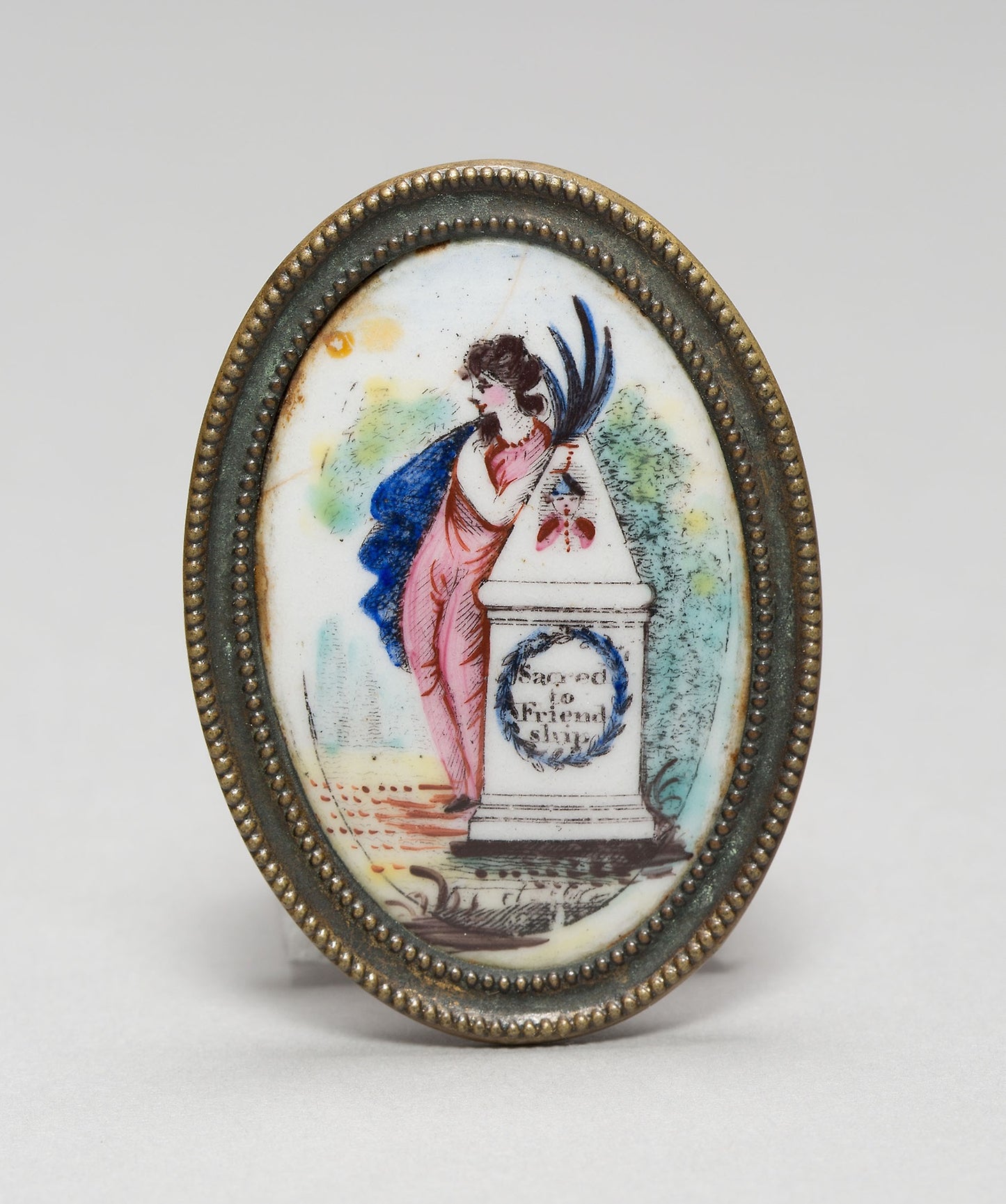 Cloak Pin (Knob or Tieback) - England, South Staffordshire, Poster Print Wall Art
