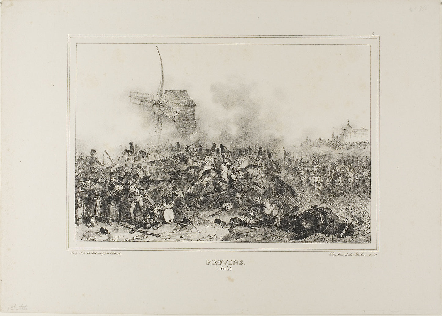 Provins 1814 - Denis Auguste Marie Raffet (French, 1804-1860), Poster Print Wall Art