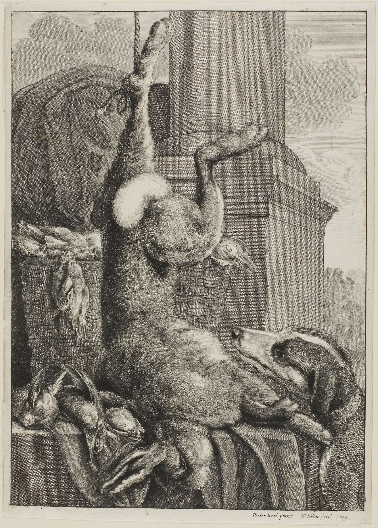Dead Hare - Wenceslaus Hollar (Czech, 1607-1677), Poster Print Wall Art