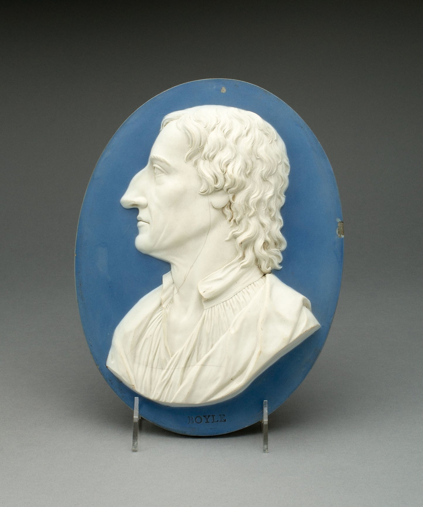 Plaque with Robert Boyle - Wedgwood Manufactory, Poster Print Wall Art