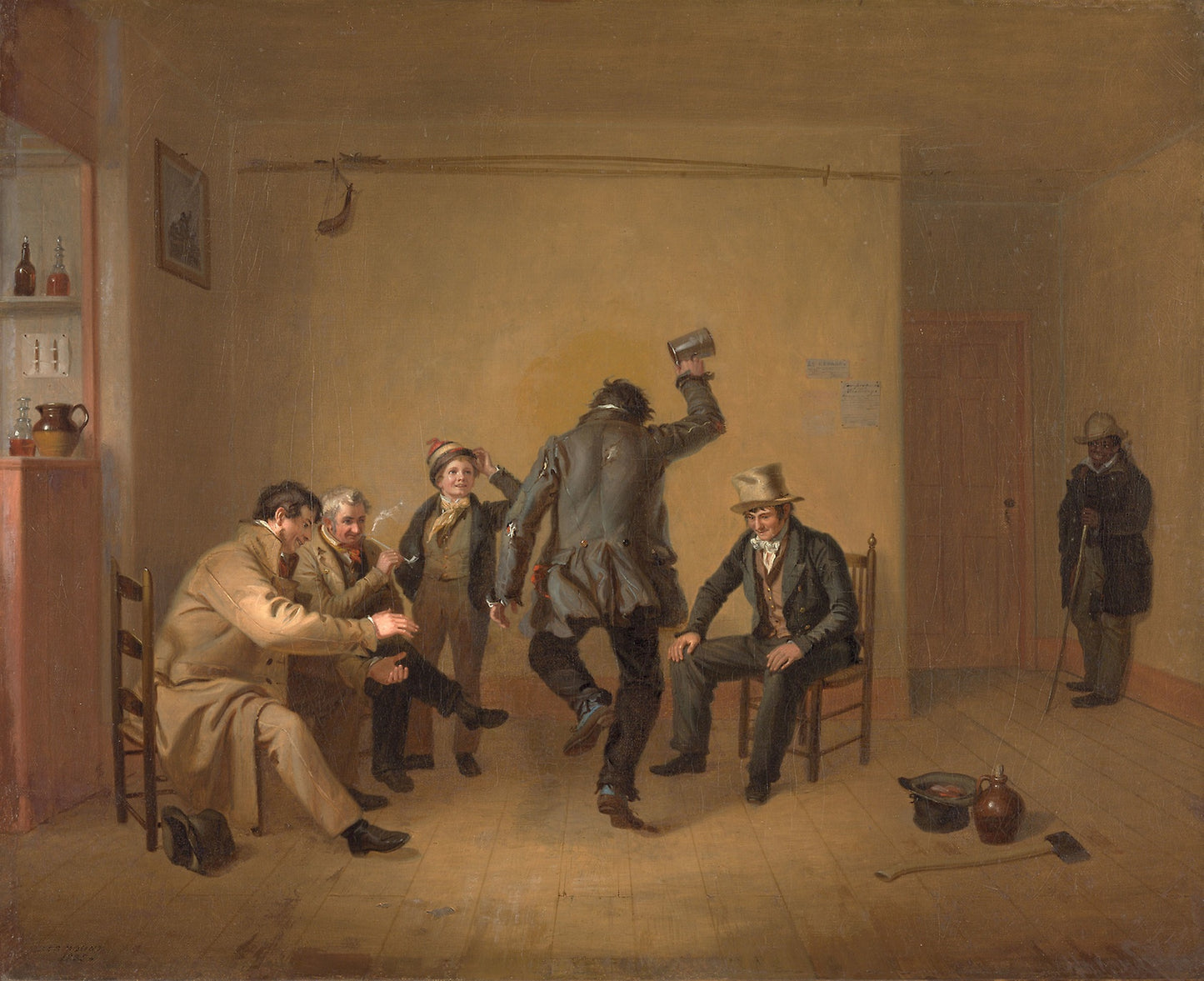 Bar-room Scene: William Sidney Mount, Poster Print Wall Art