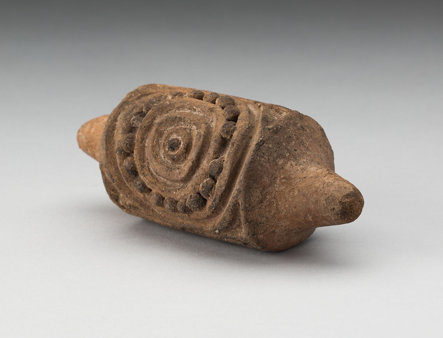 Cylindrical Seal with Flower-like Motif - Possibly Tlatilco, Poster Print Wall Art