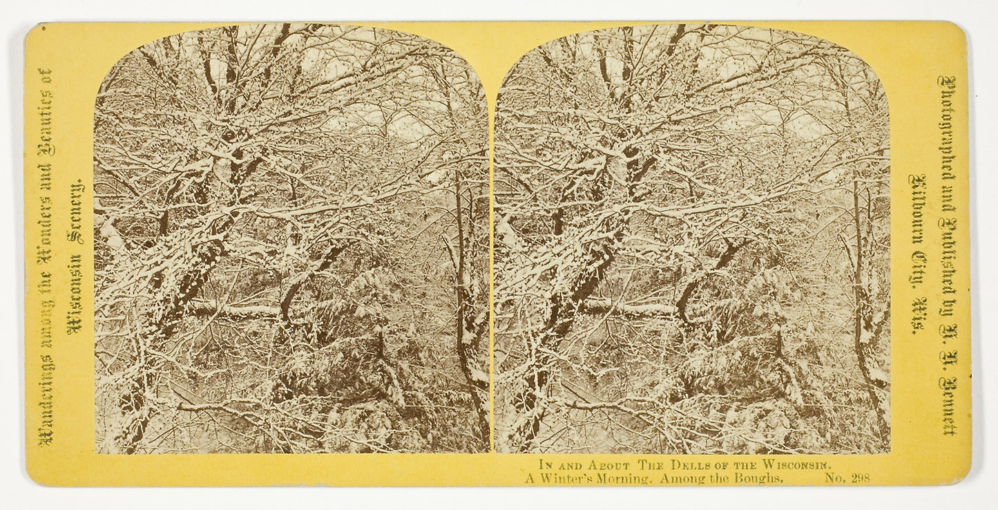 A Winter's Morning. Among the Boughs. - Henry Hamilton Bennett, Poster Print Wall Art