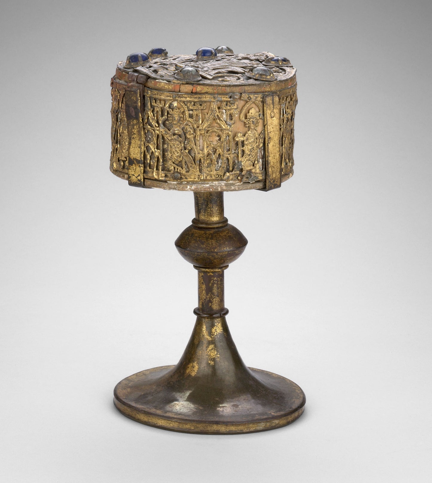 Footed Pyx Used as a Reliquary: German; probably Brunswick (Braunschweig), Poster Print Wall Art