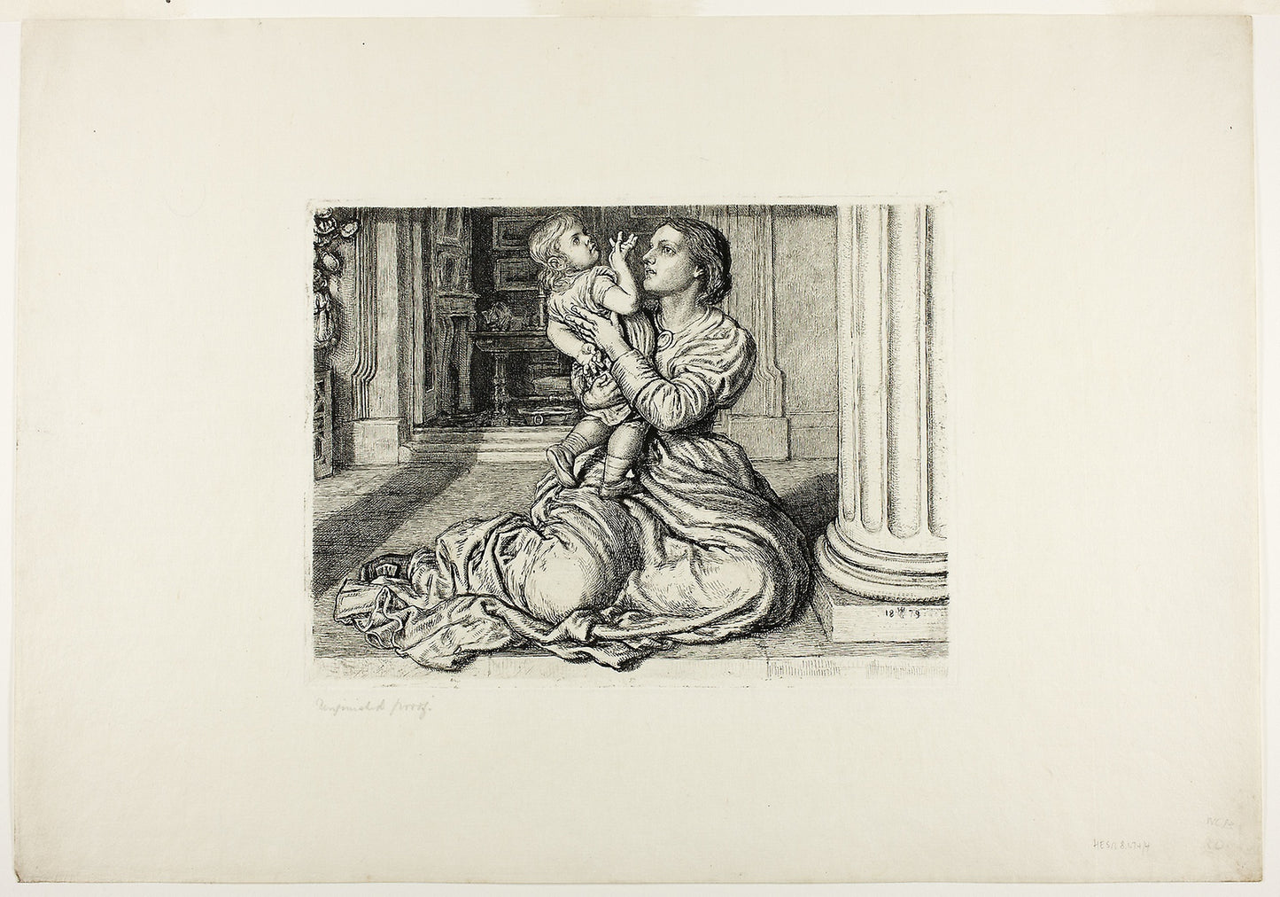 Father's Leave-Taking - William Holman Hunt, Poster Print Wall Art