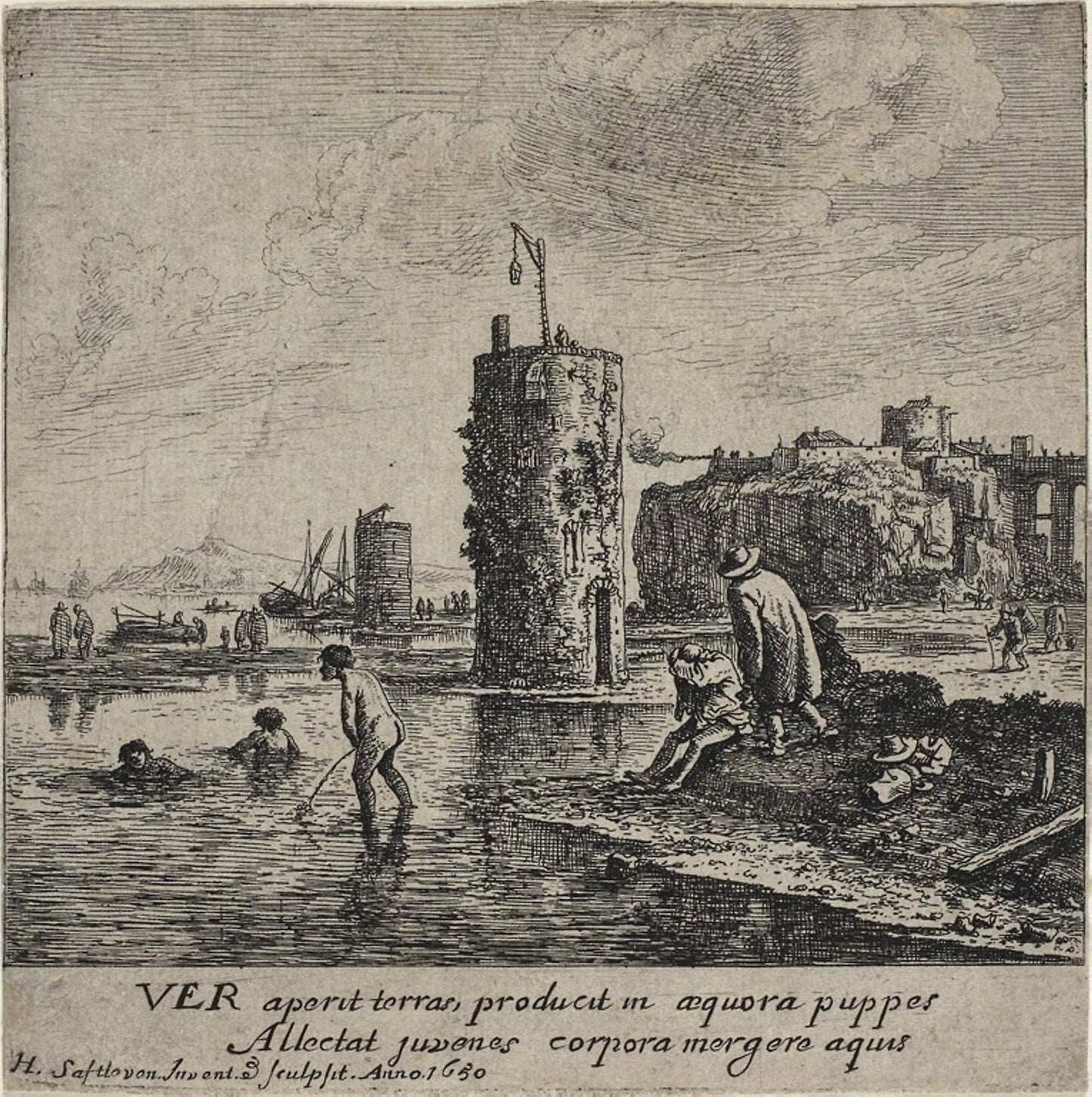 Spring - Saftleven Herman II, Poster Print Wall Art