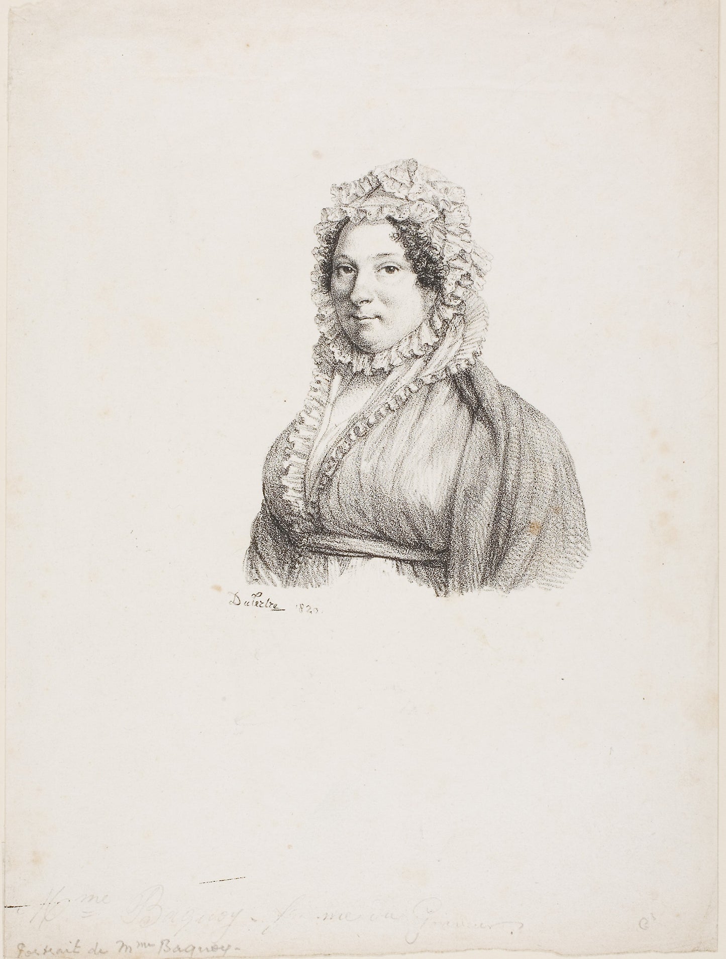 Portrait of Madame Baquoy - André Dutertre, Poster Print Wall Art