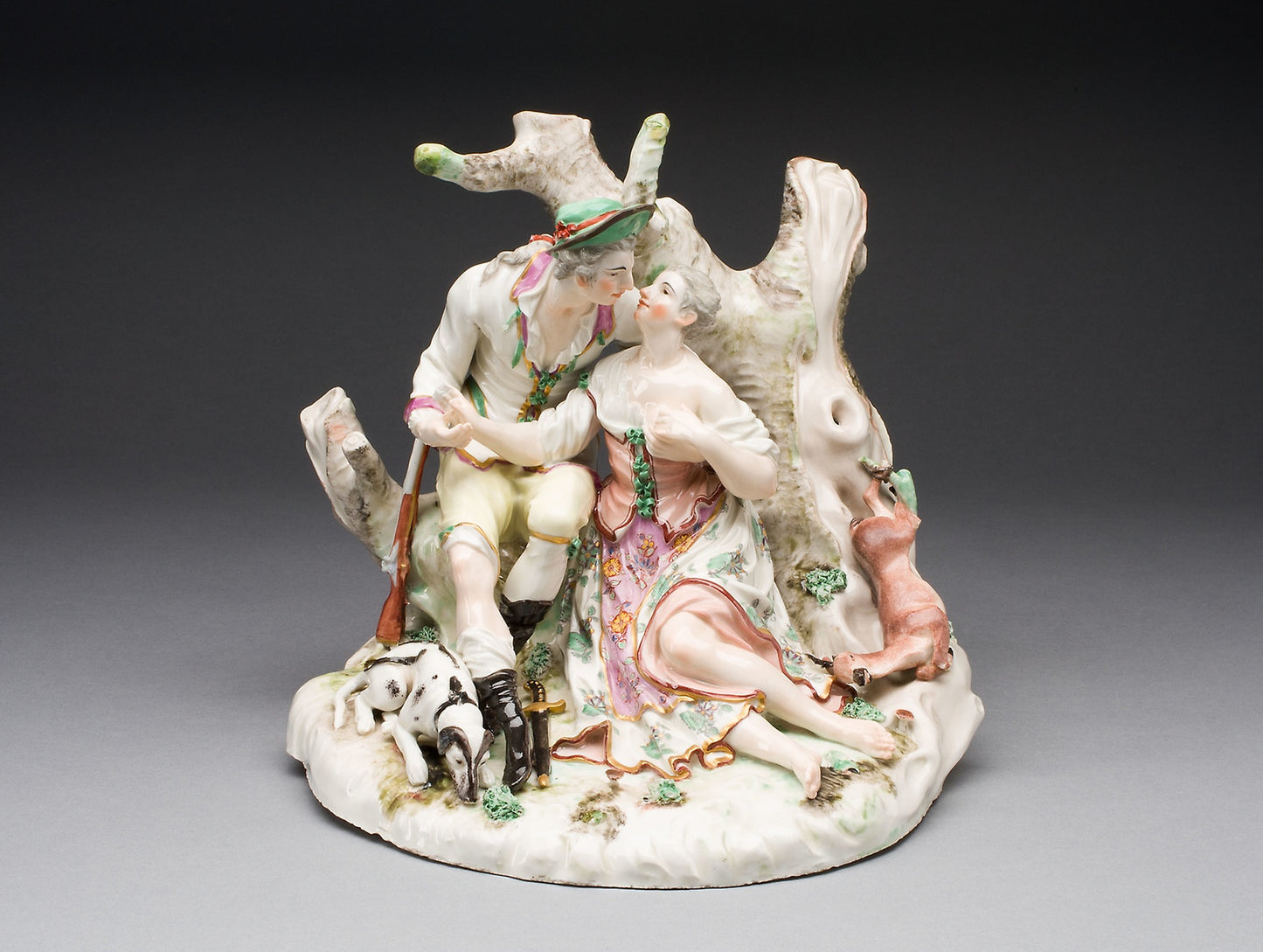Group - Hunters or Lovers - Ludwigsburg Porcelain Factory, Poster Print Wall Art