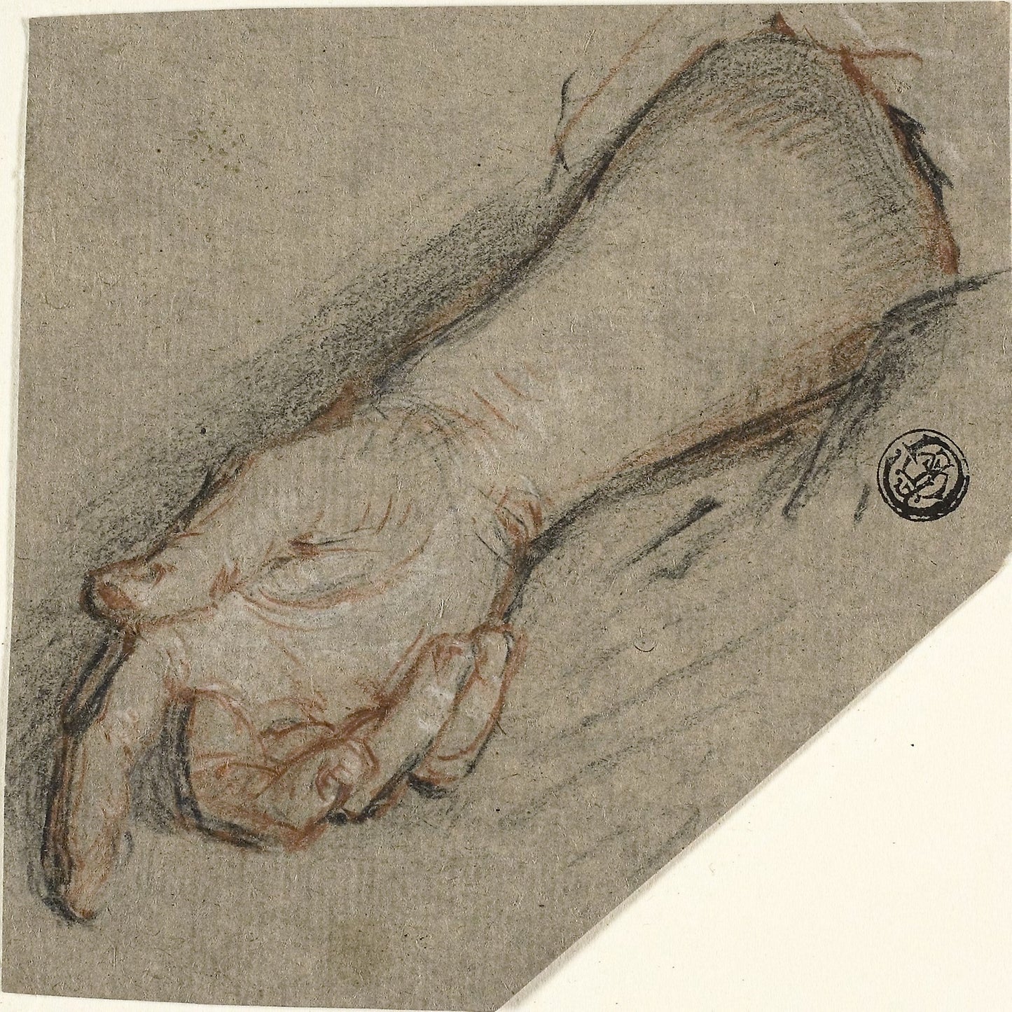 Back of Hand and Forearm - Antoine Coypel, Poster Print Wall Art