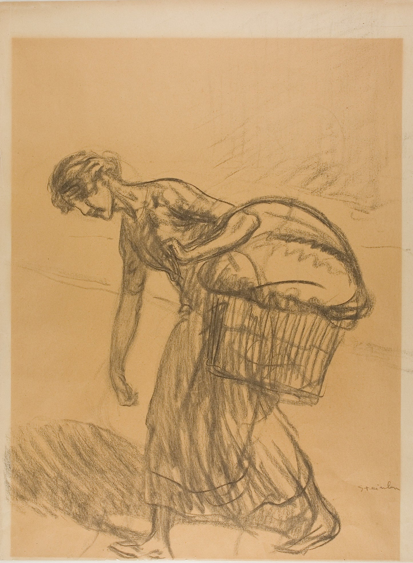 Laundress - Théophile-Alexandre Steinlen, Poster Print Wall Art