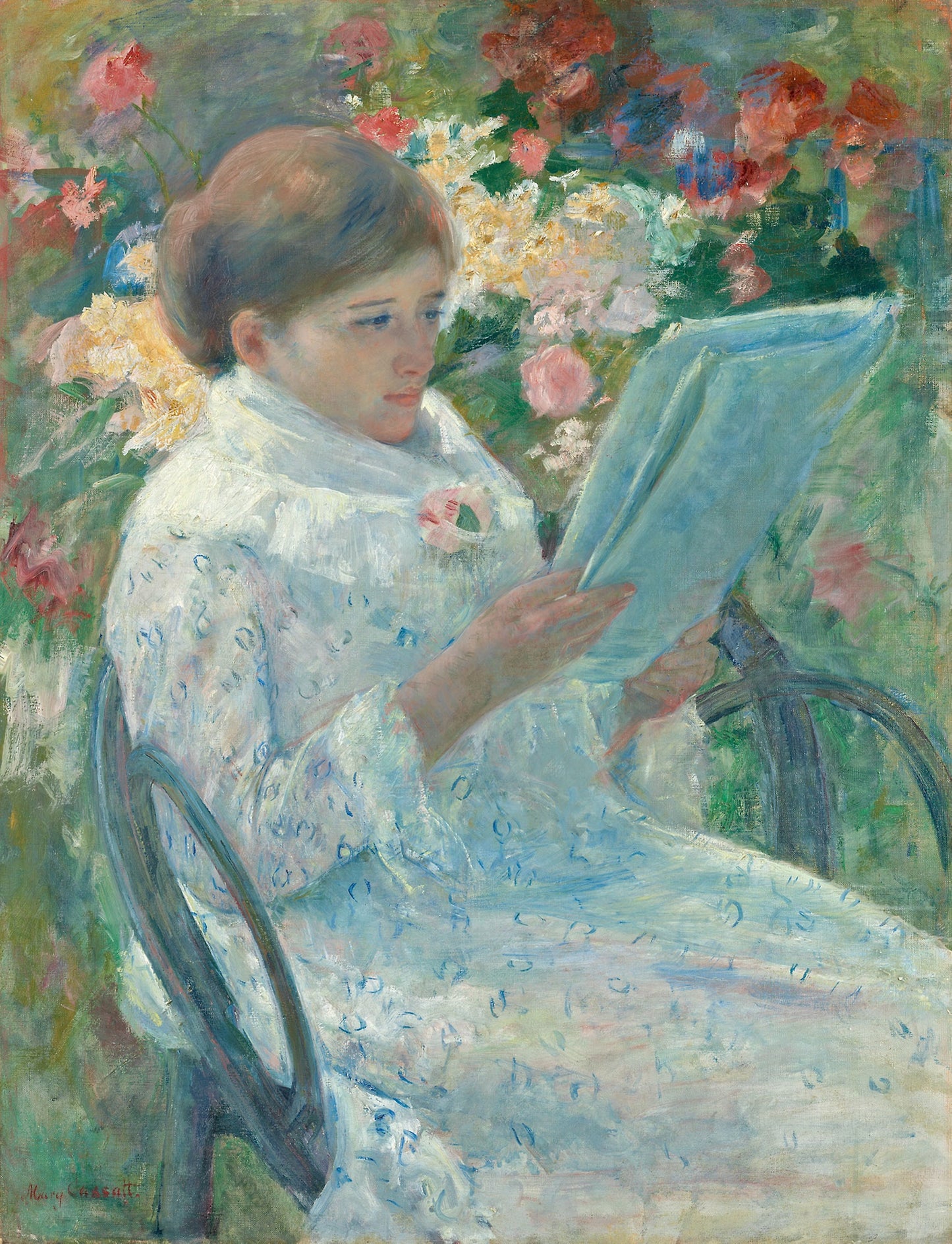 On a Balcony - Mary Cassatt, Poster Print Wall Art