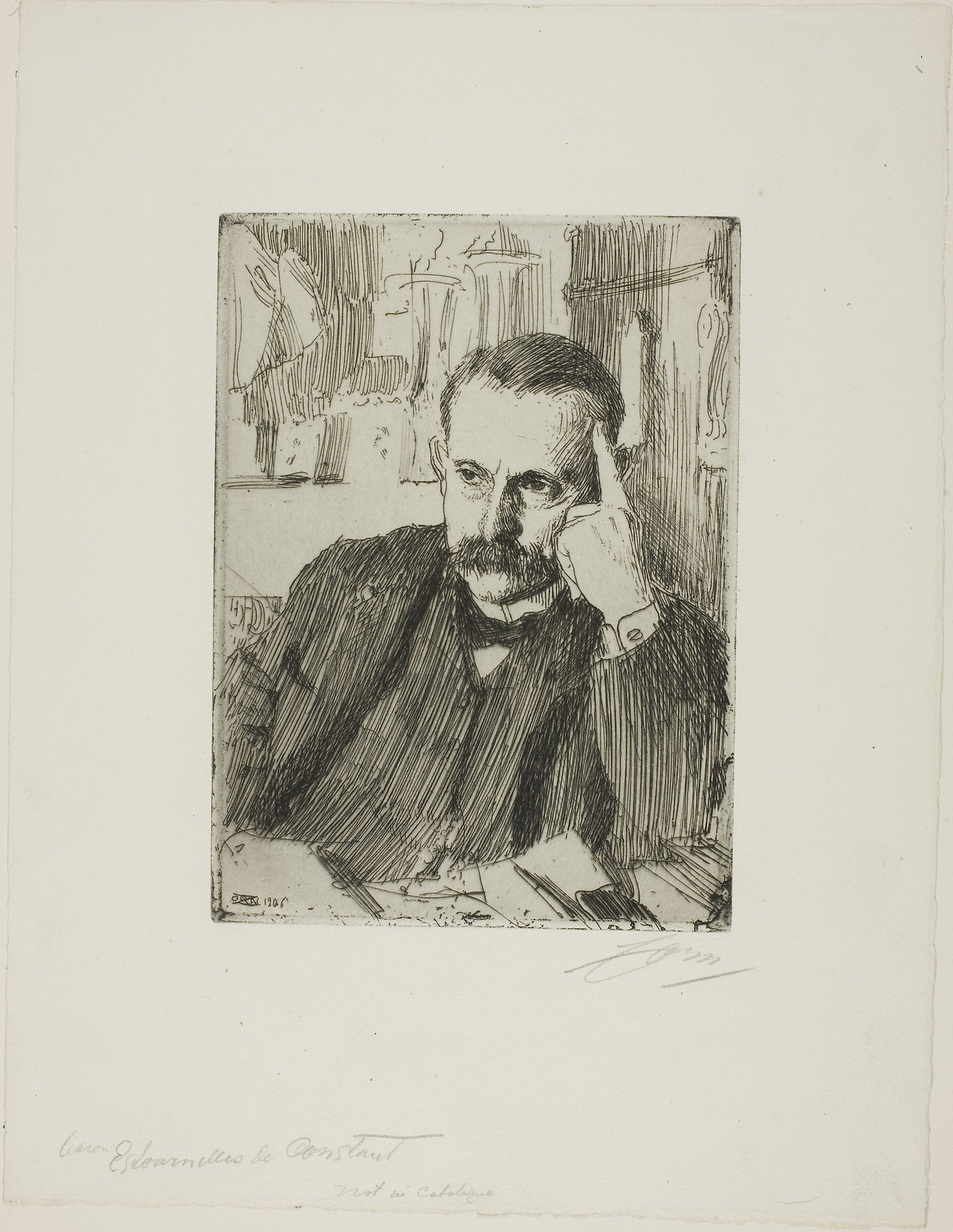 D'Estournelles de Constant - Anders Zorn, Poster Print Wall Art