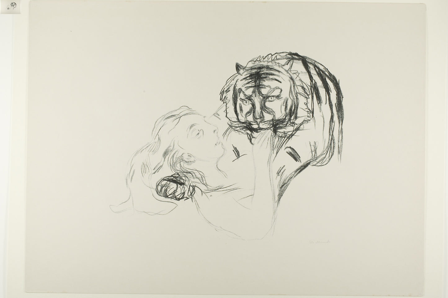 The Tiger - Edvard Munch, Poster Print Wall Art