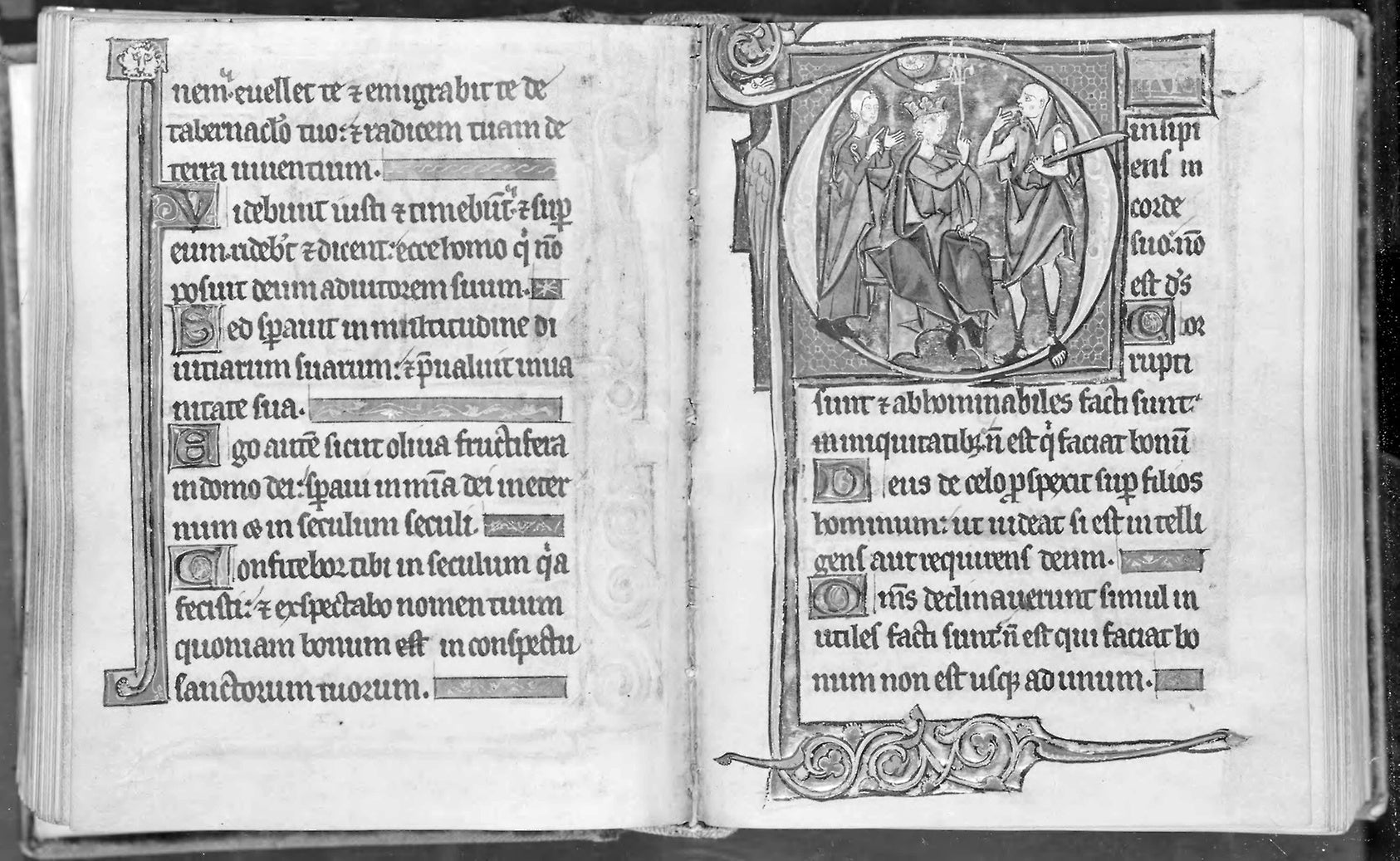 Psalter: Belgian (Ghent or Bruges),16x12"(A3) Poster