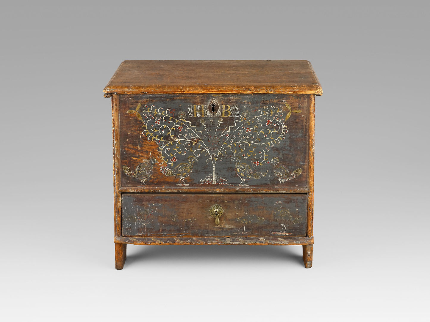 Chest-over-drawer - Attributed to Robert Crosman , Poster Print Wall Art