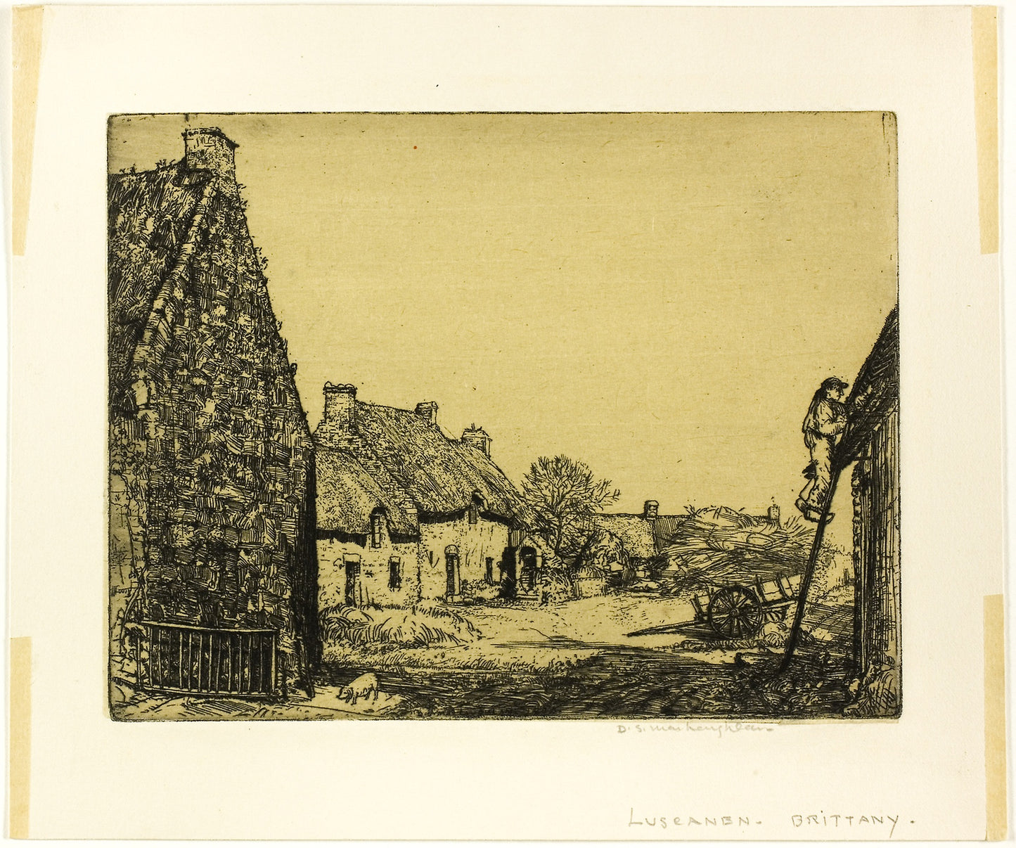 Luscanen, Brittany - Donald Shaw MacLaughlan, Poster Print Wall Art