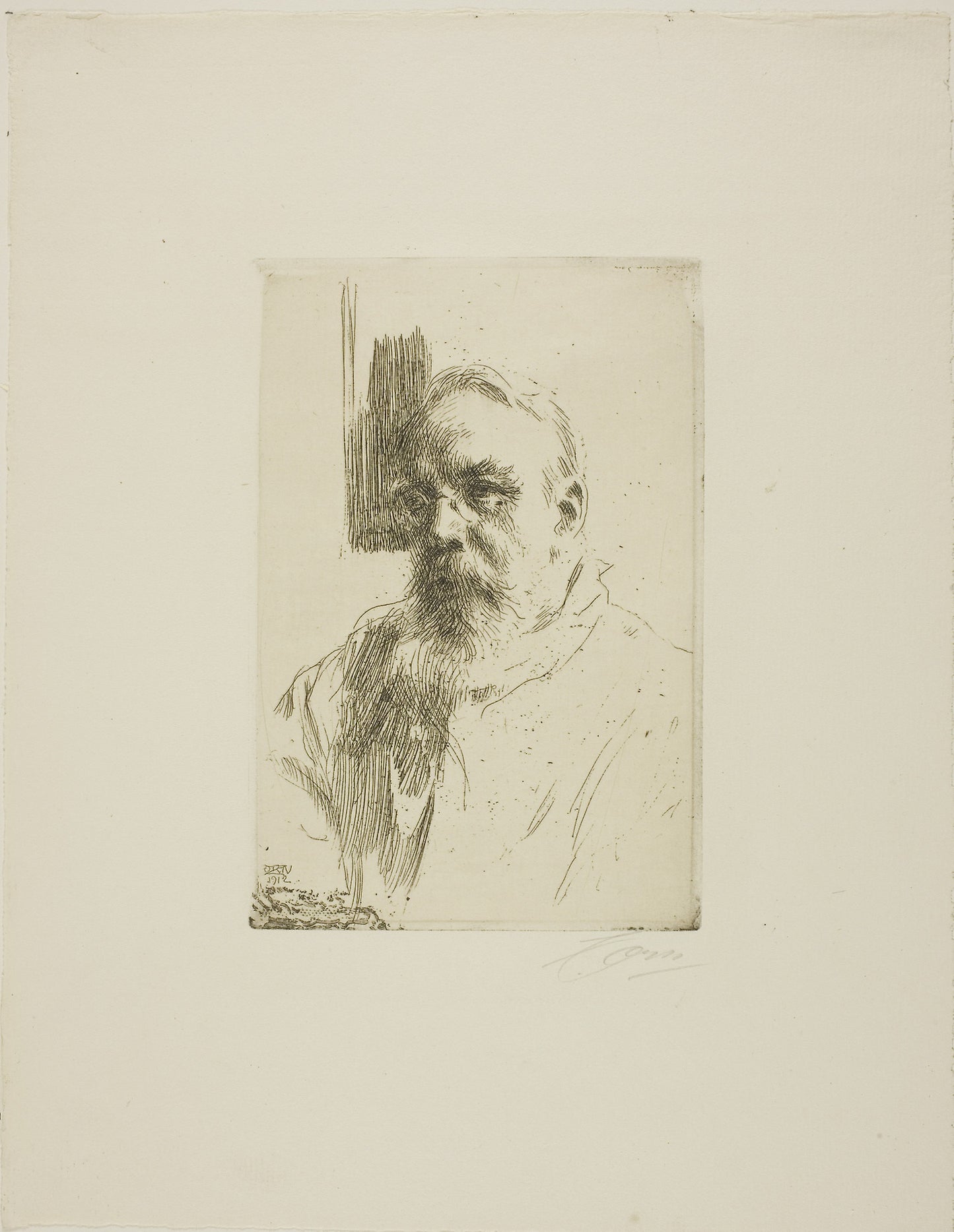 Professor John Berg - Anders Zorn, Poster Print Wall Art