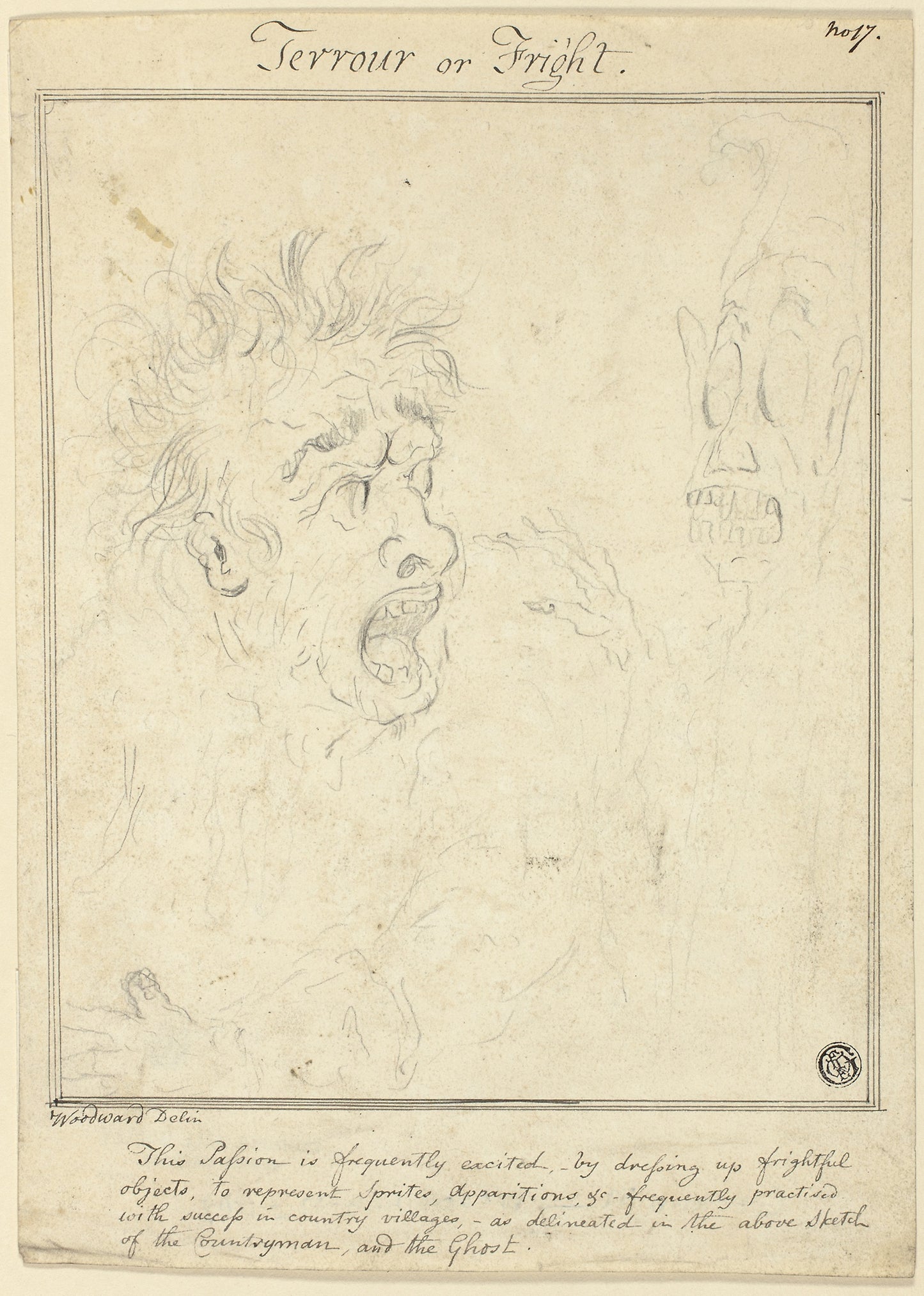Terror or Fright - George Woodward, Poster Print Wall Art
