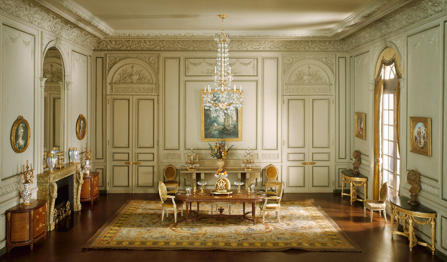 E-23 - French Dining Room of the Periods of Louis XV and Louis XIV - Mrs. James Ward Thorne, Poster Print Wall Art