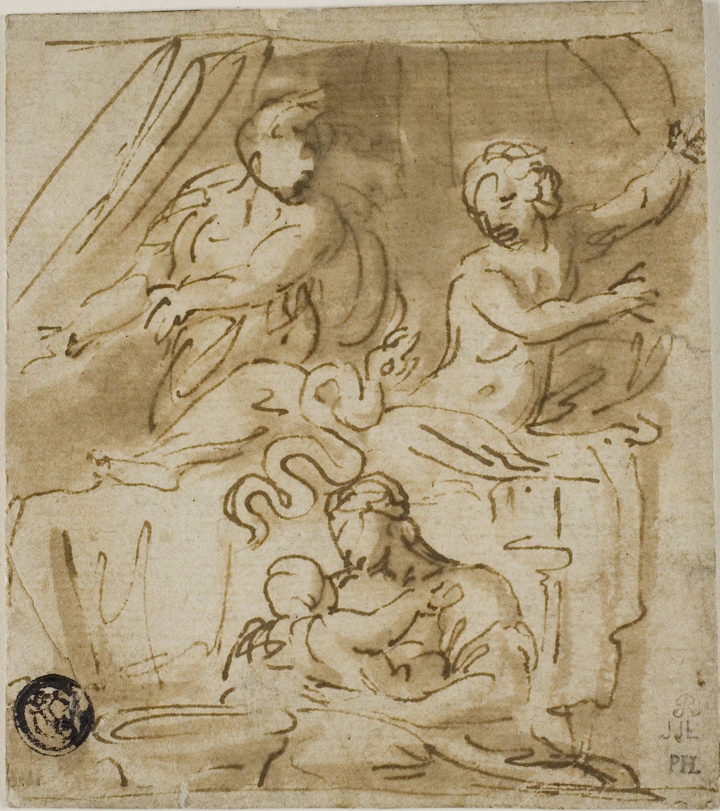 Birth of Alexander - After Polidoro Caldara, called Polidoro da Caravaggio, Poster Print Wall Art