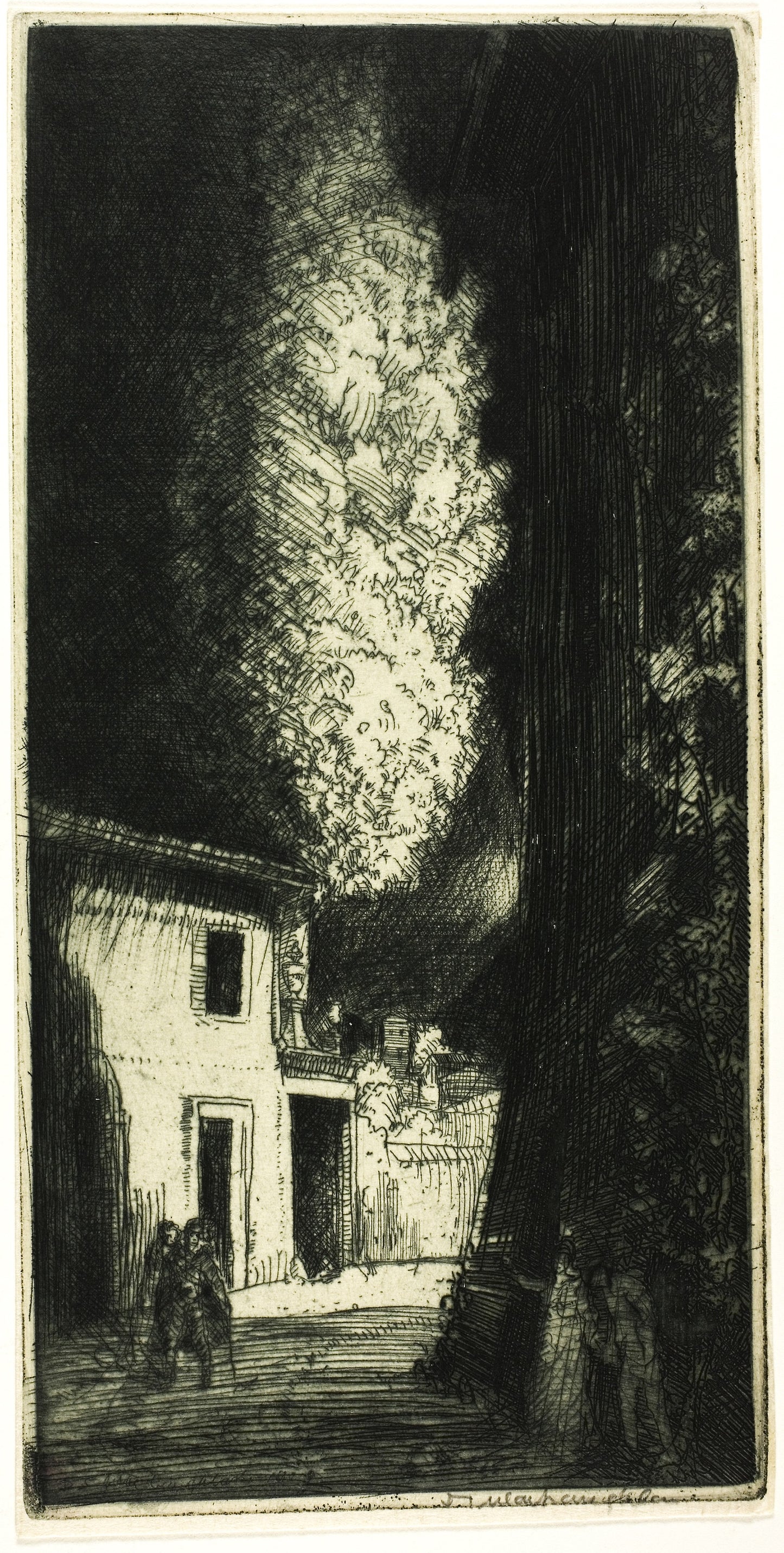 The Haunted House - Donald Shaw MacLaughlan, Poster Print Wall Art