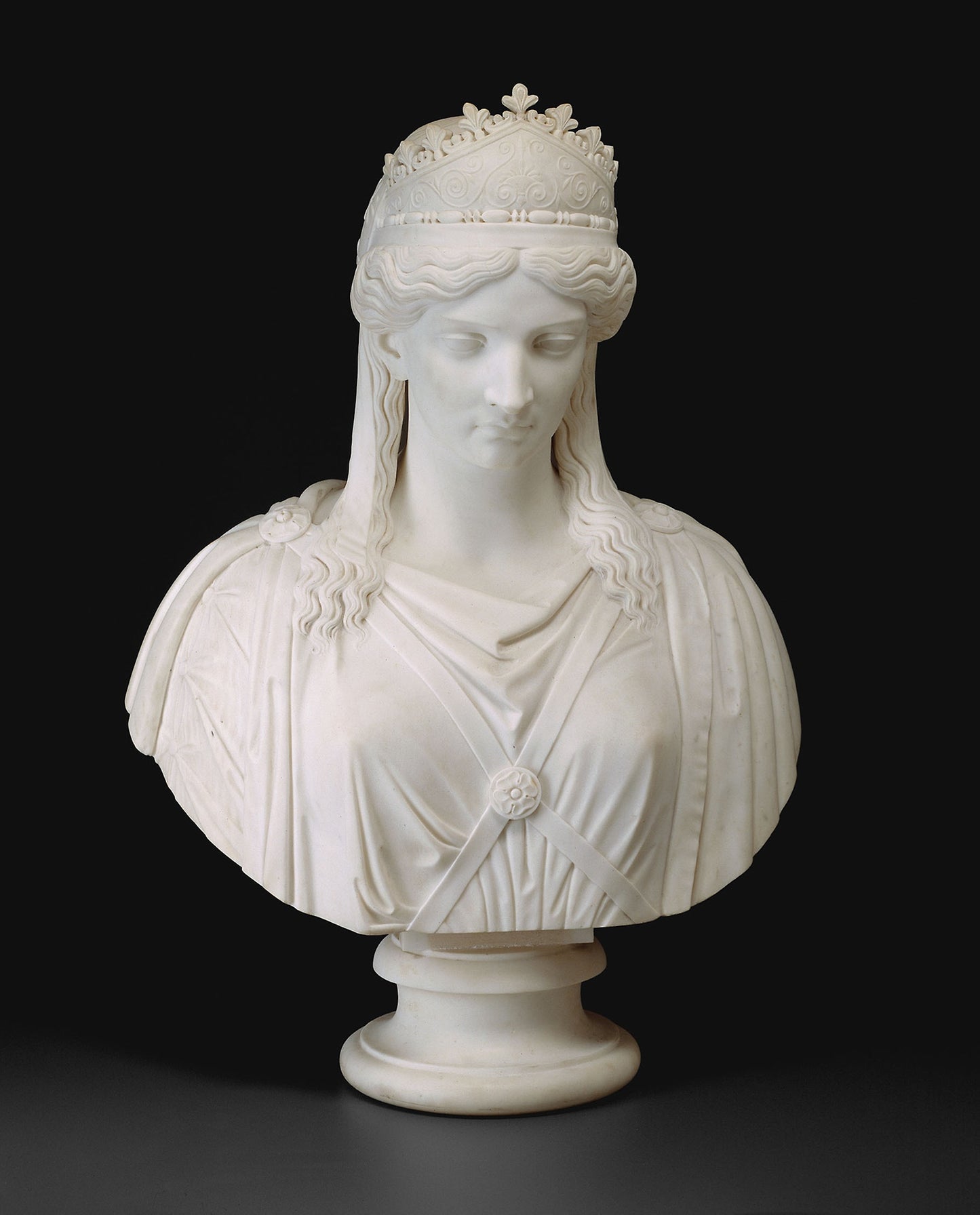 Zenobia, Queen of Palmyra - Harriet Hosmer, Poster Print Wall Art