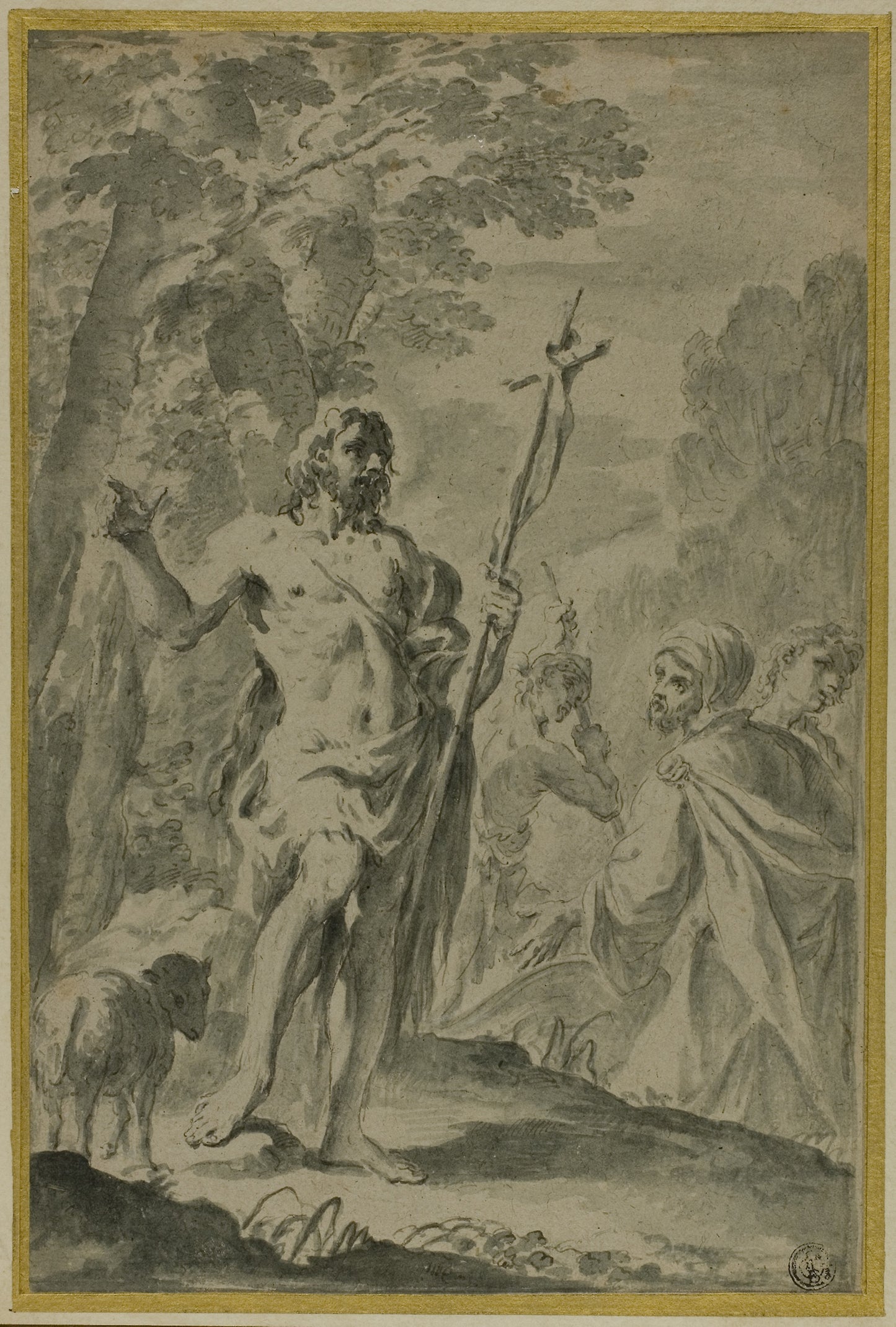Saint John the Baptist - Ercole Graziani, the younger, Poster Print Wall Art