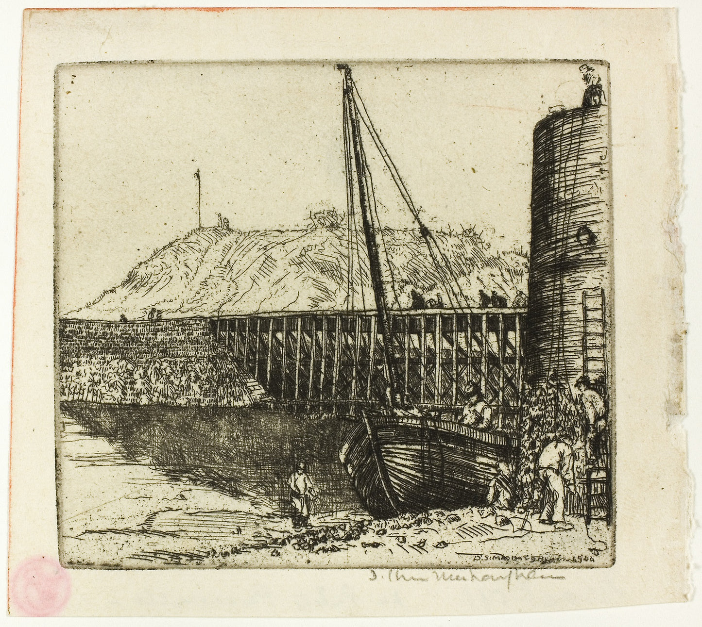 La Passerelle, Boulogne - Donald Shaw MacLaughlan, Poster Print Wall Art