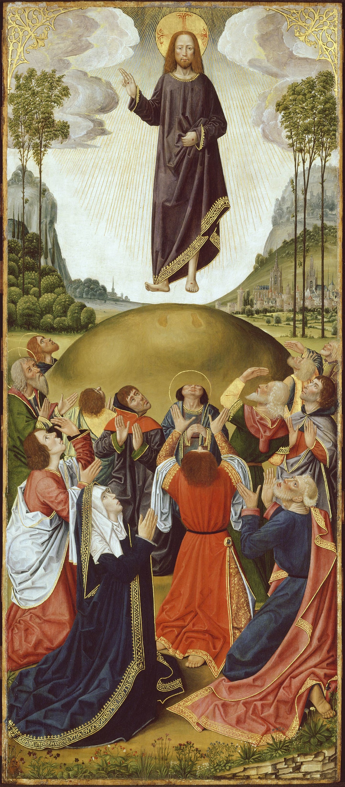 Altarpiece from Thuison-les-Abbeville - The Ascension - French (Picardy), Poster Print Wall Art