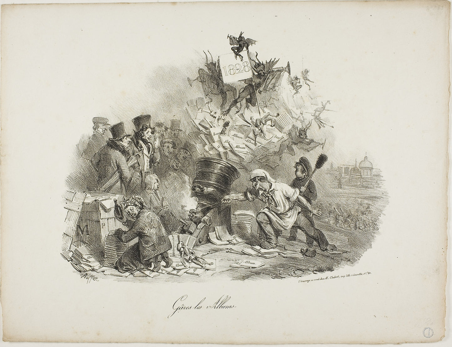 Gâres les Albums - Denis Auguste Marie Raffet (French, 1804-1860), Poster Print Wall Art