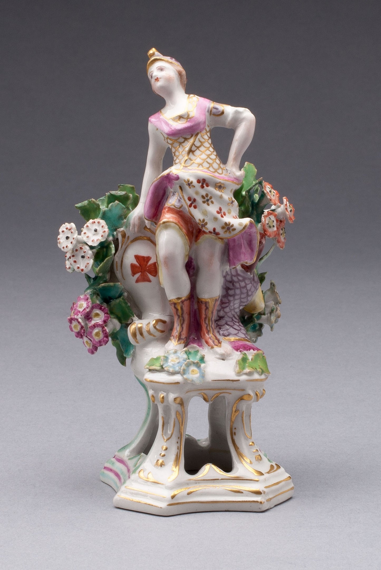 Figure of Europe - Bow Porcelain Factory, Poster Print Wall Art