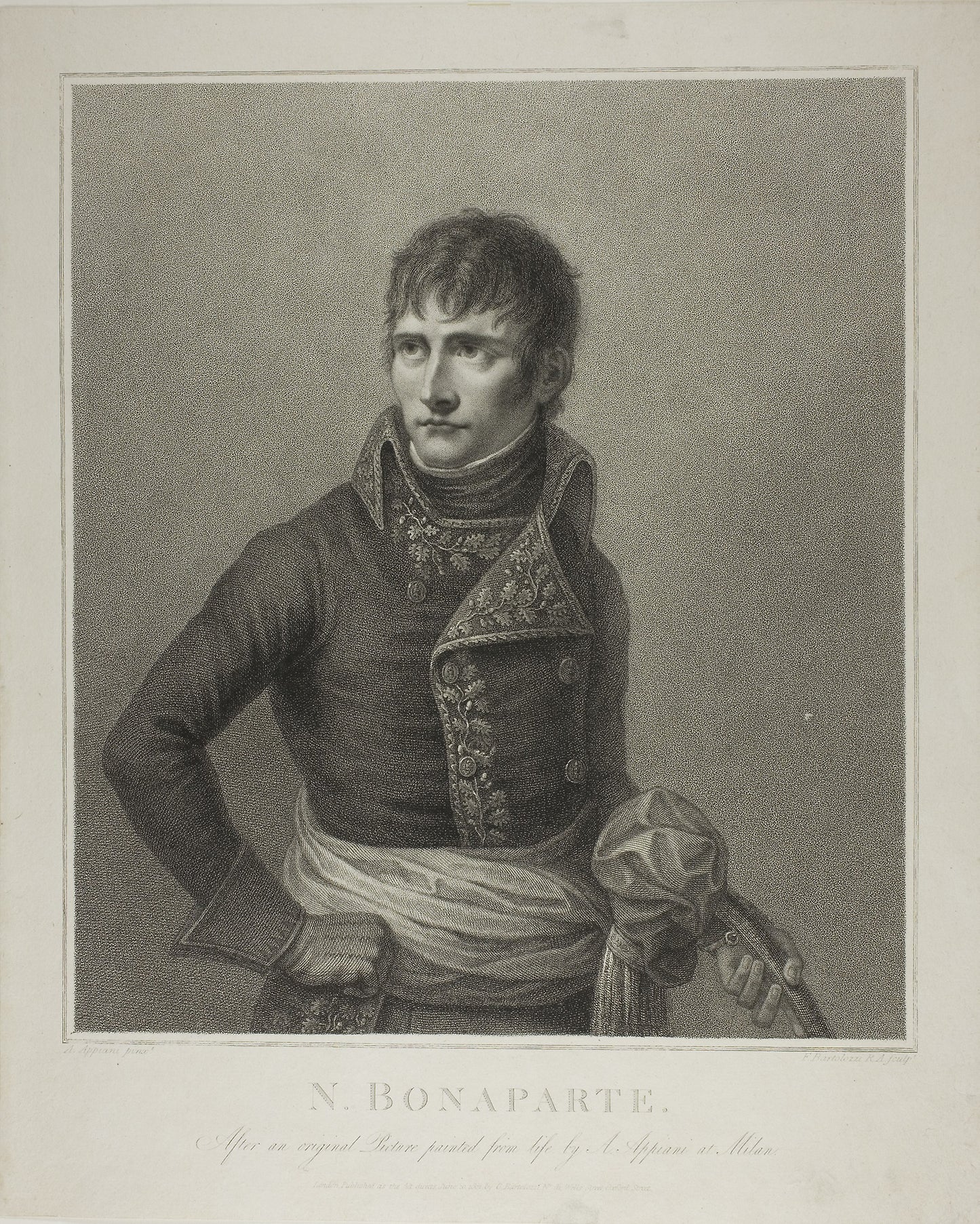 Napoléon Bonaparte, First Counsel - Francesco Bartolozzi (Italian, 1727-1815), Poster Print Wall Art