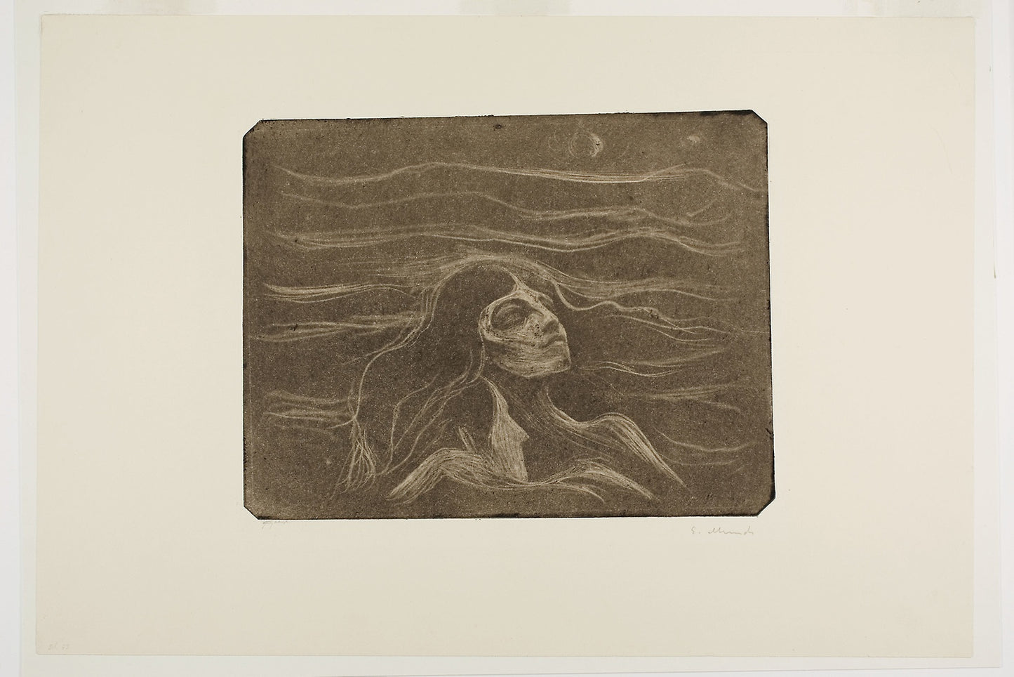 On the Waves of Love - Edvard Munch (Norwegian, 1863-1944), Poster Print Wall Art