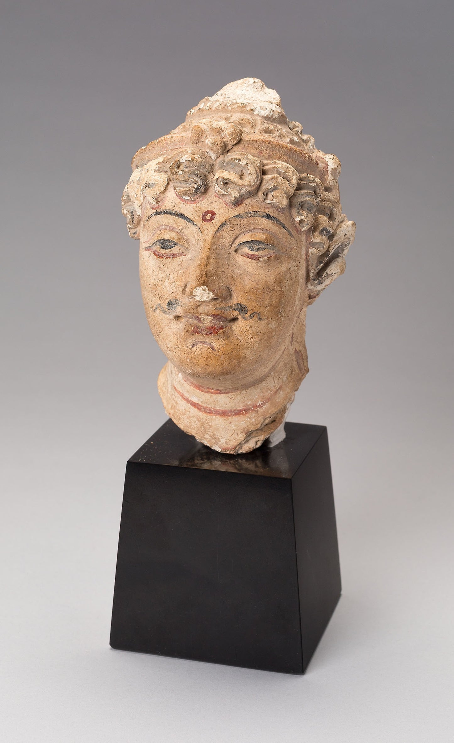 Head of a Bodhisattva - Afghanistan or Pakistan, Poster Print Wall Art