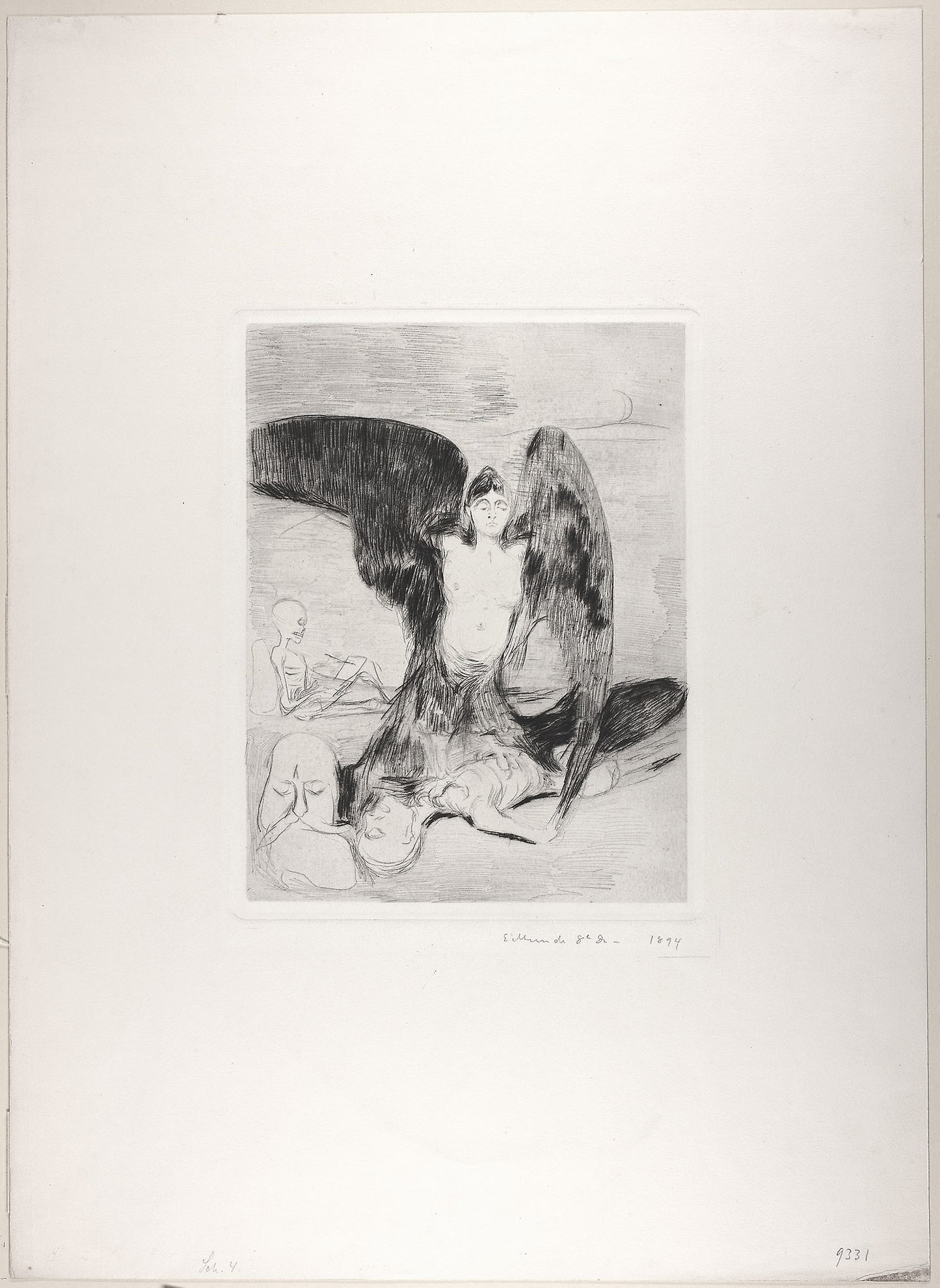 Harpy - Edvard Munch, Poster Print Wall Art