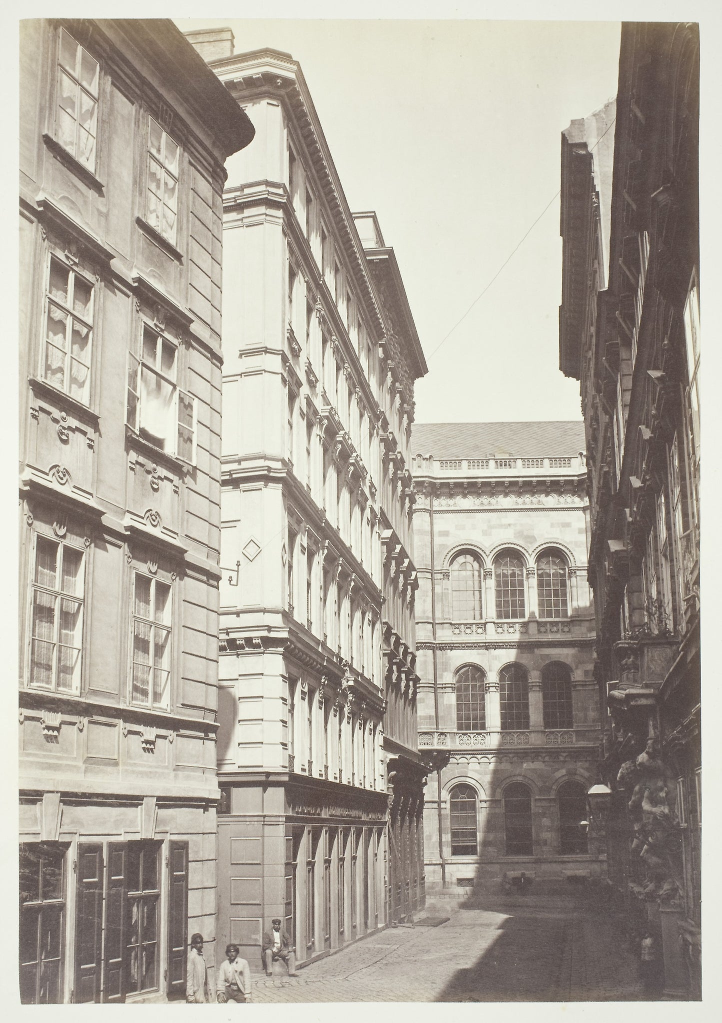 Wallnerstra?e No. 17, Zinshaus des Herrn A. J. H. Rogge - Artist unknown , Poster Print Wall Art