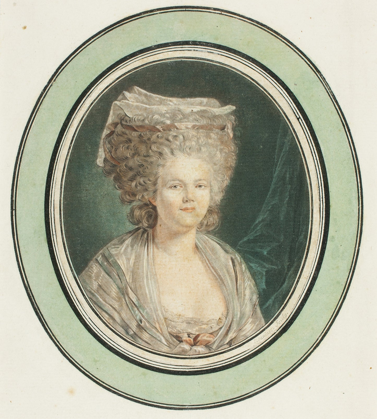Mademoiselle Bertin - Jean Francois Janinet, Poster Print Wall Art