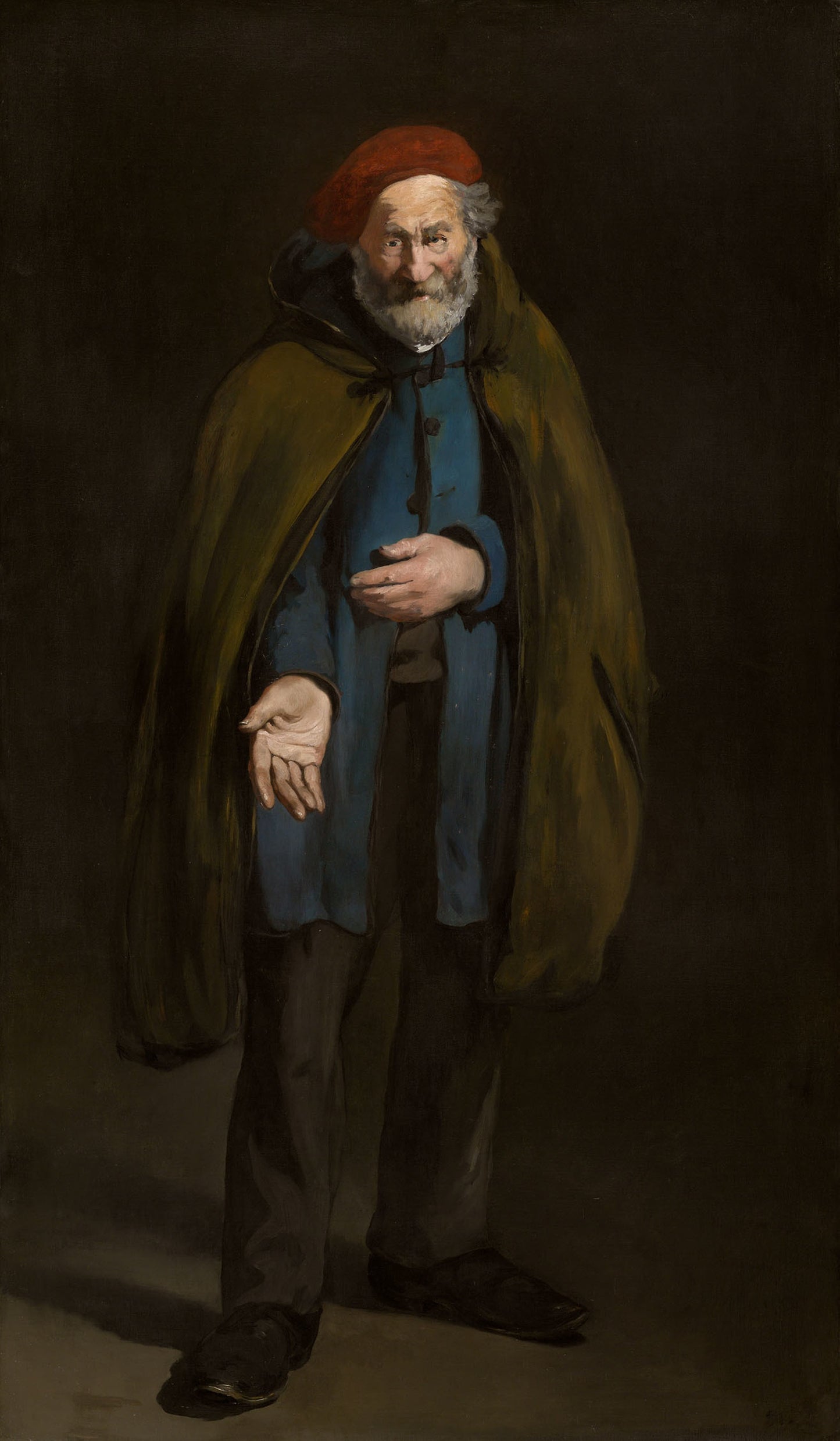 Beggar with a Duffle Coat (Philosopher) - Édouard Manet, Poster Print Wall Art
