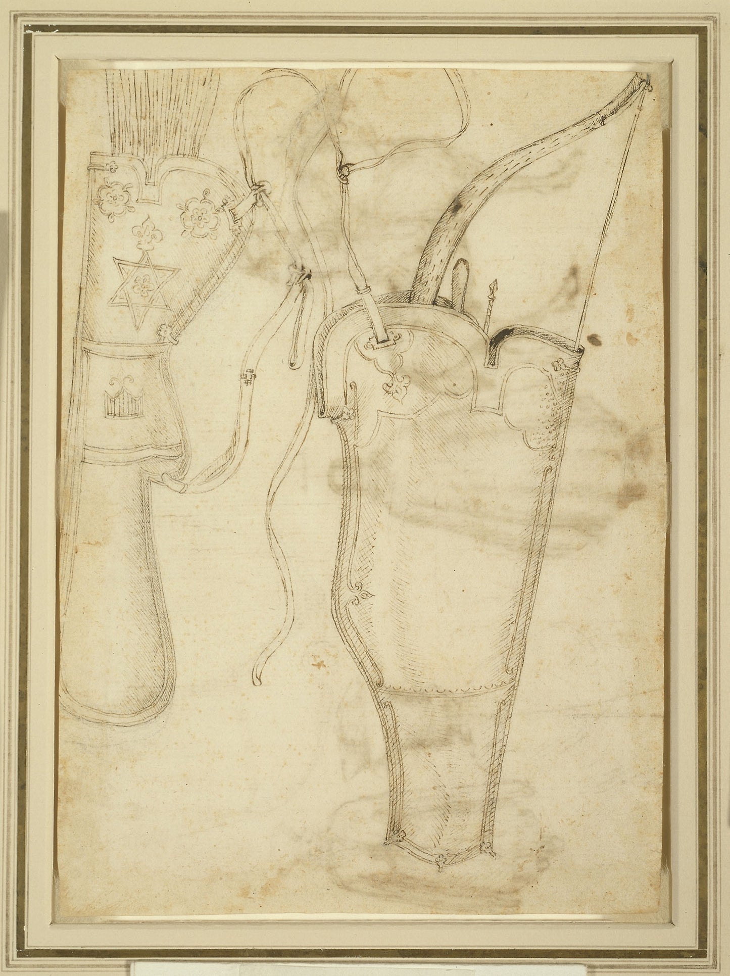 Bowcase and Quiver of Arrows: Antonio Pisano, called Pisanello, Poster Print Wall Art