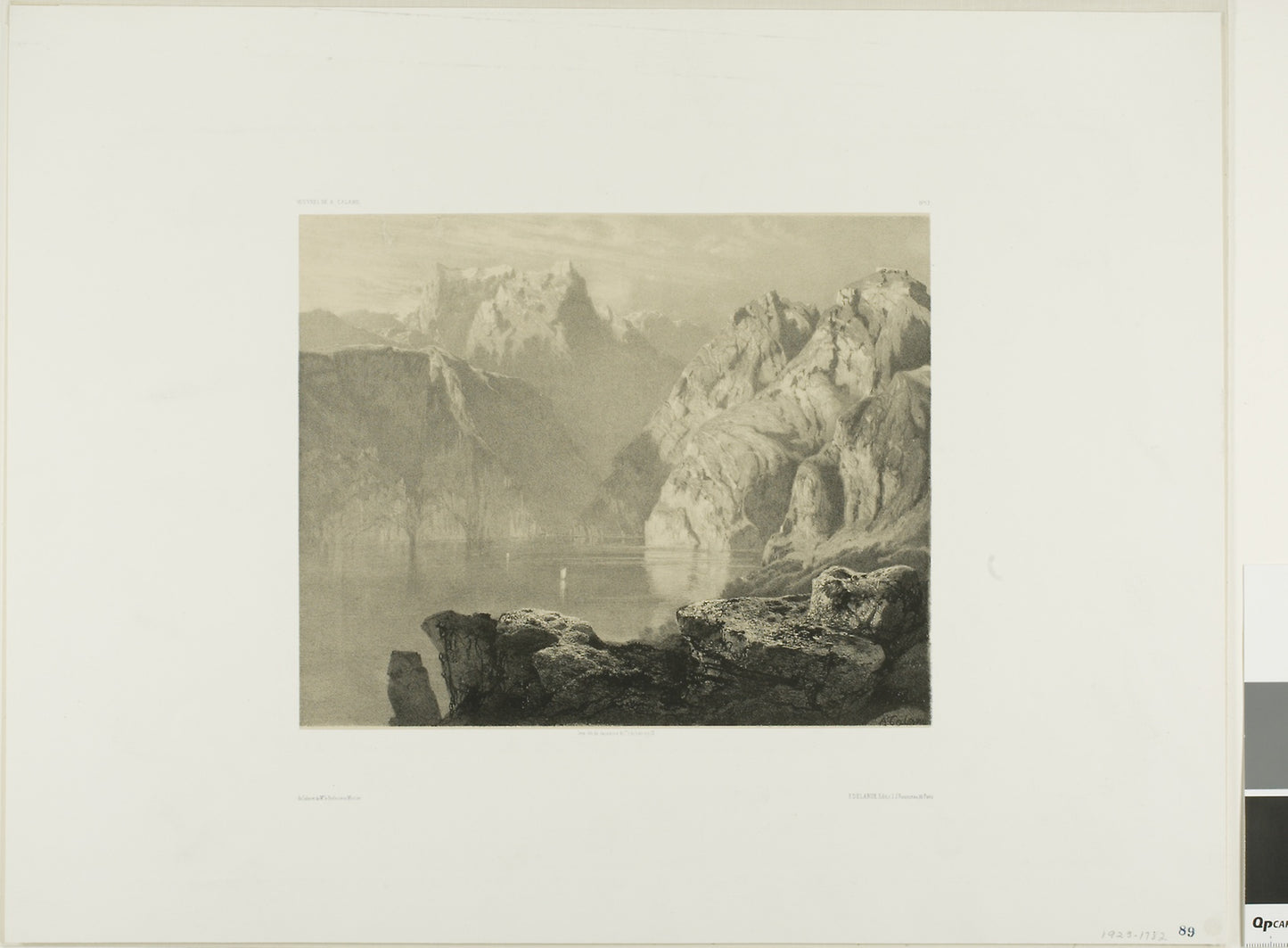 Vier Waldstaettersee - Alexandre Calame, Poster Print Wall Art
