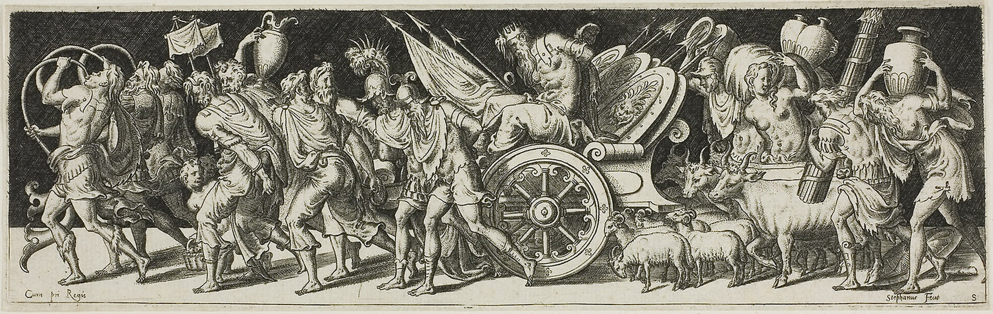 Triumphal March, from Combats and Triumphs - Etienne Delaune, Poster Print Wall Art