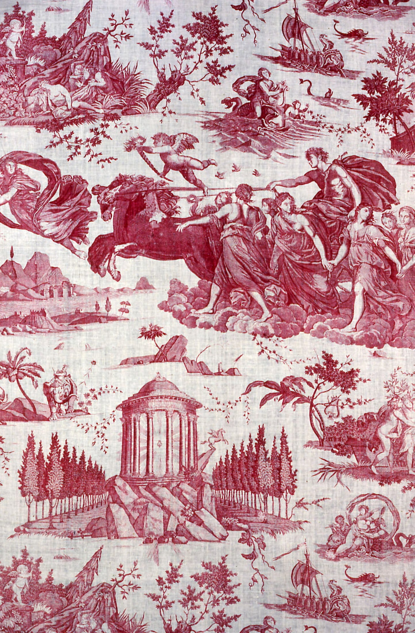 Le Char de l'Aurore (The Chariot of Dawn) (Furnishing Fabric) - After works - Guido Reni (Italian, 1575–1642) and other artists, Poster Print Wall Art