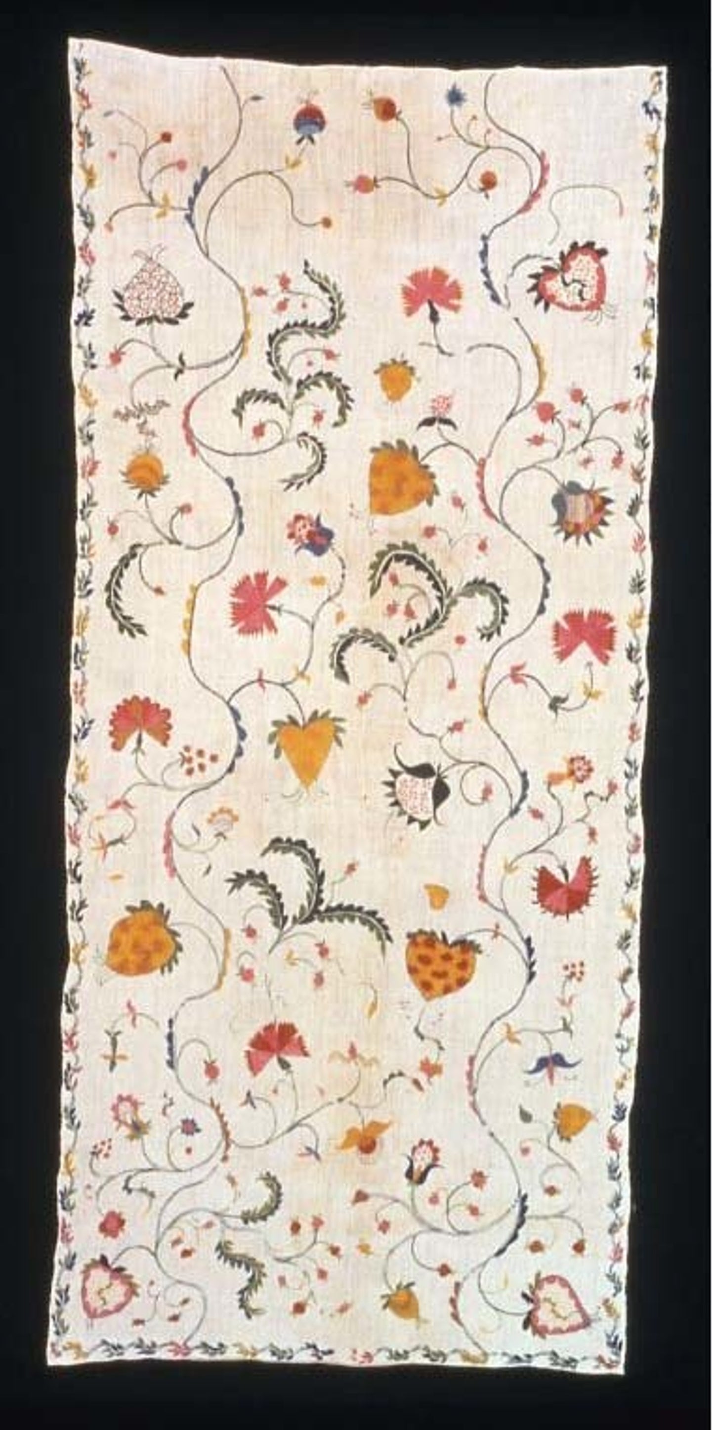 Bed Curtain - Hannah Hinman Twitchell Pierce (American, 1721/22–1770), Poster Print Wall Art