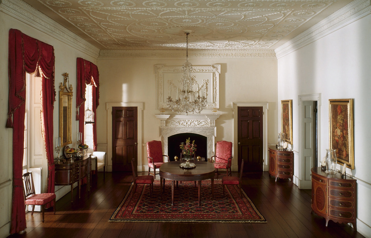 A22 - Virginia Dining Room, c. 1752 - Mrs. James Ward Thorne, Poster Print Wall Art