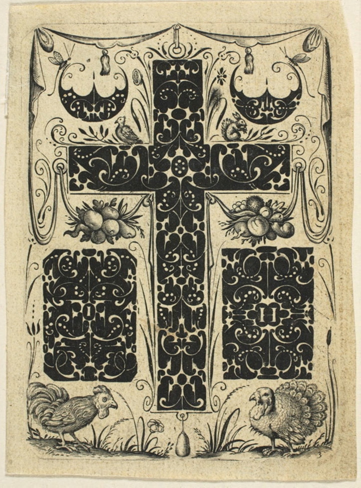 Ornamental Plate III - Jacques Hurtu, Poster Print Wall Art