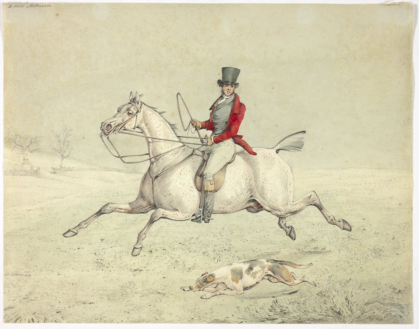 A Real Miltonian: Henry Alken,16x12"(A3) Poster