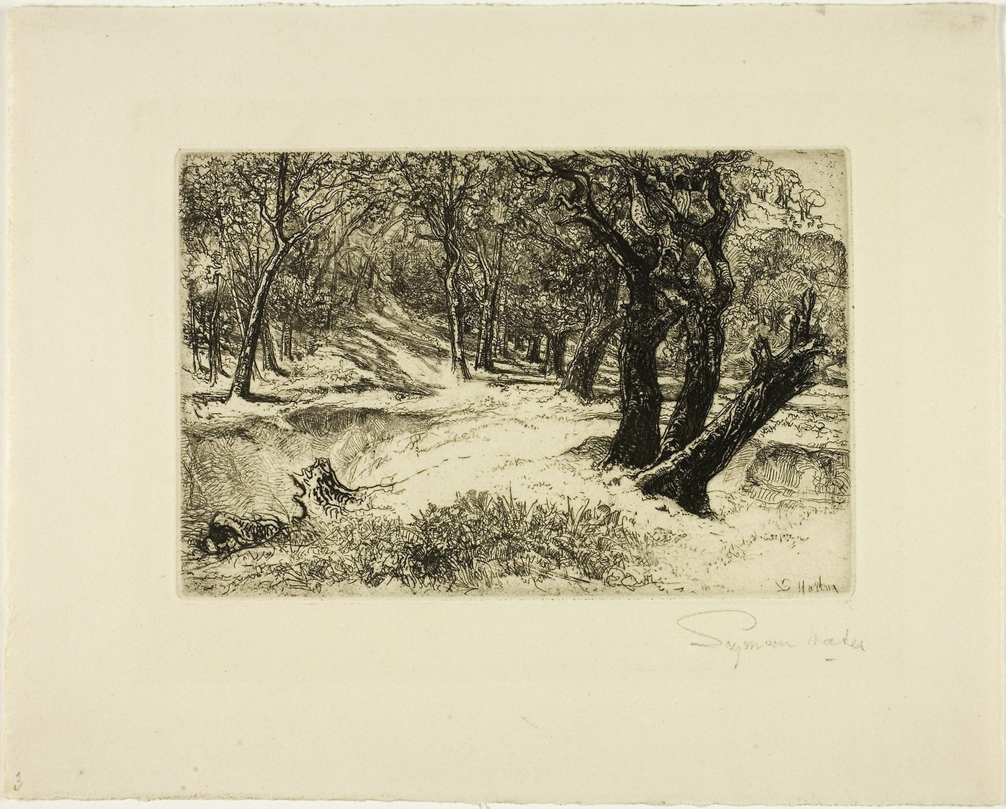 The Three Sisters - Francis Seymour Haden, Poster Print Wall Art